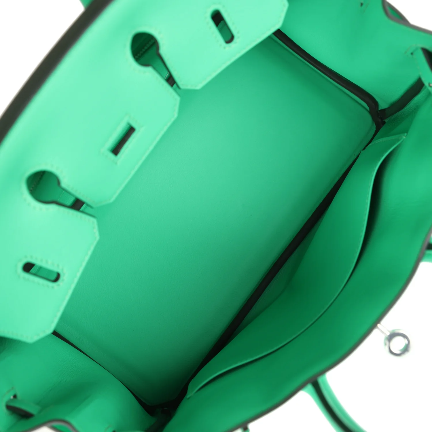 Replicate Hermes Birkin 25 Vert Comics Swift Palladium Hardware(1:1 replica)