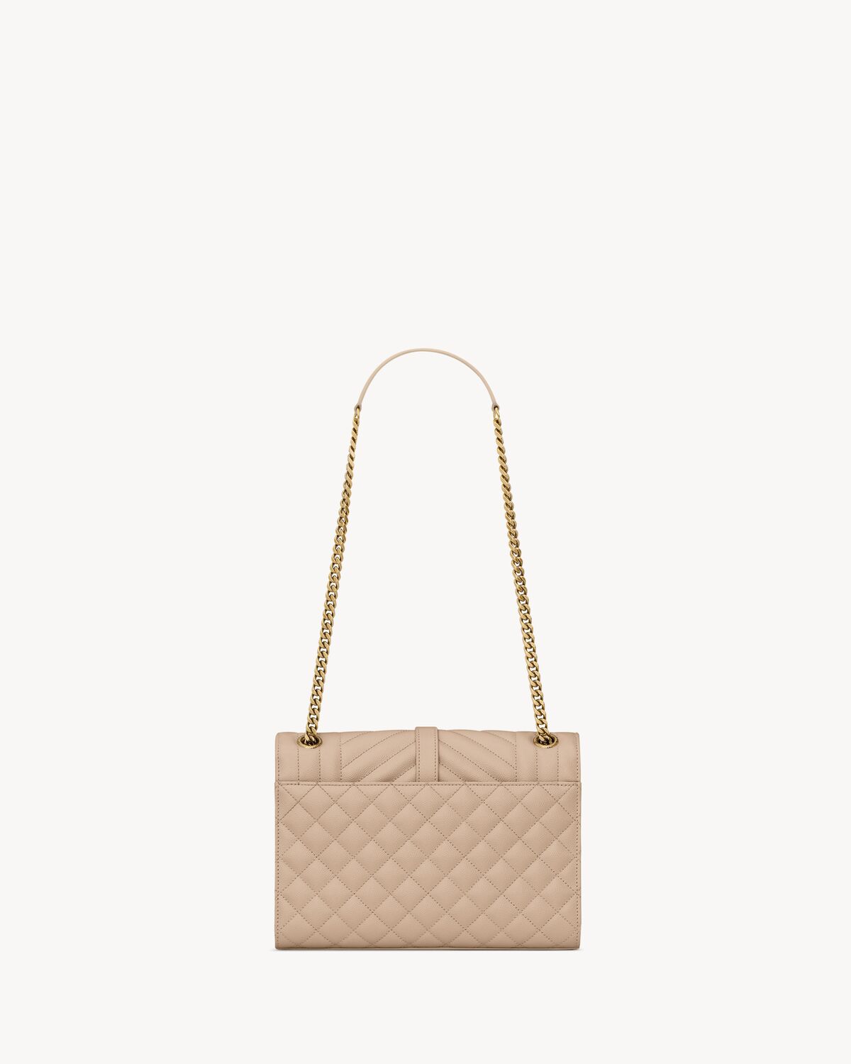 Replicate YSL Envelope Medium in Quilted Grain De Poudre Embossed Leather(1:1 replica)