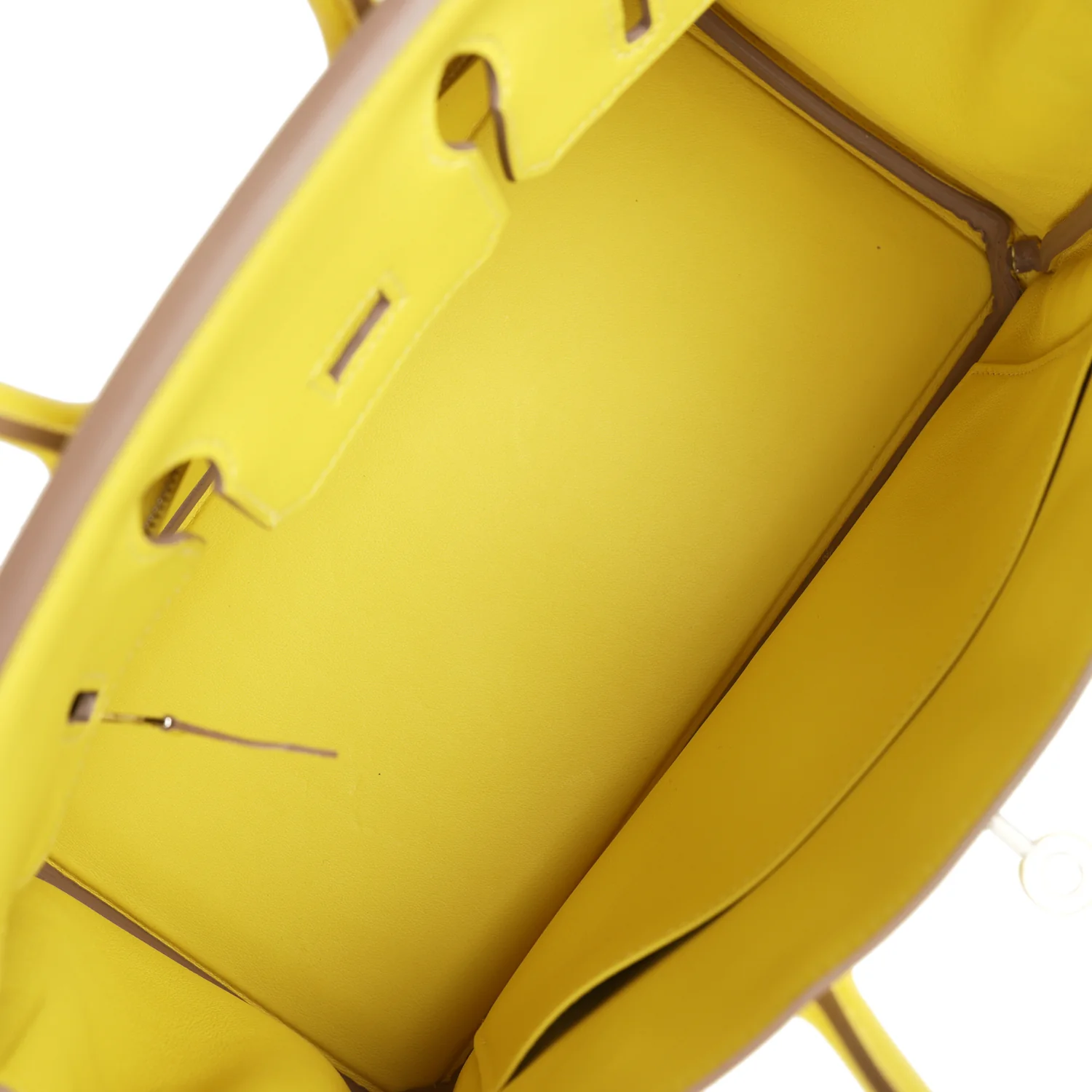 Replicate Hermes Birkin 25 Lime Swift Palladium Hardware(1:1 replica)