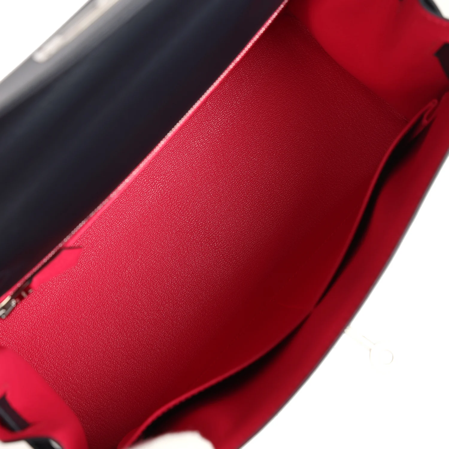 Replicate Hermes Special Order (HSS) Kelly Sellier 28 Bleu Obscur Verso Sombrero Palladium Hardware(1:1 replica)