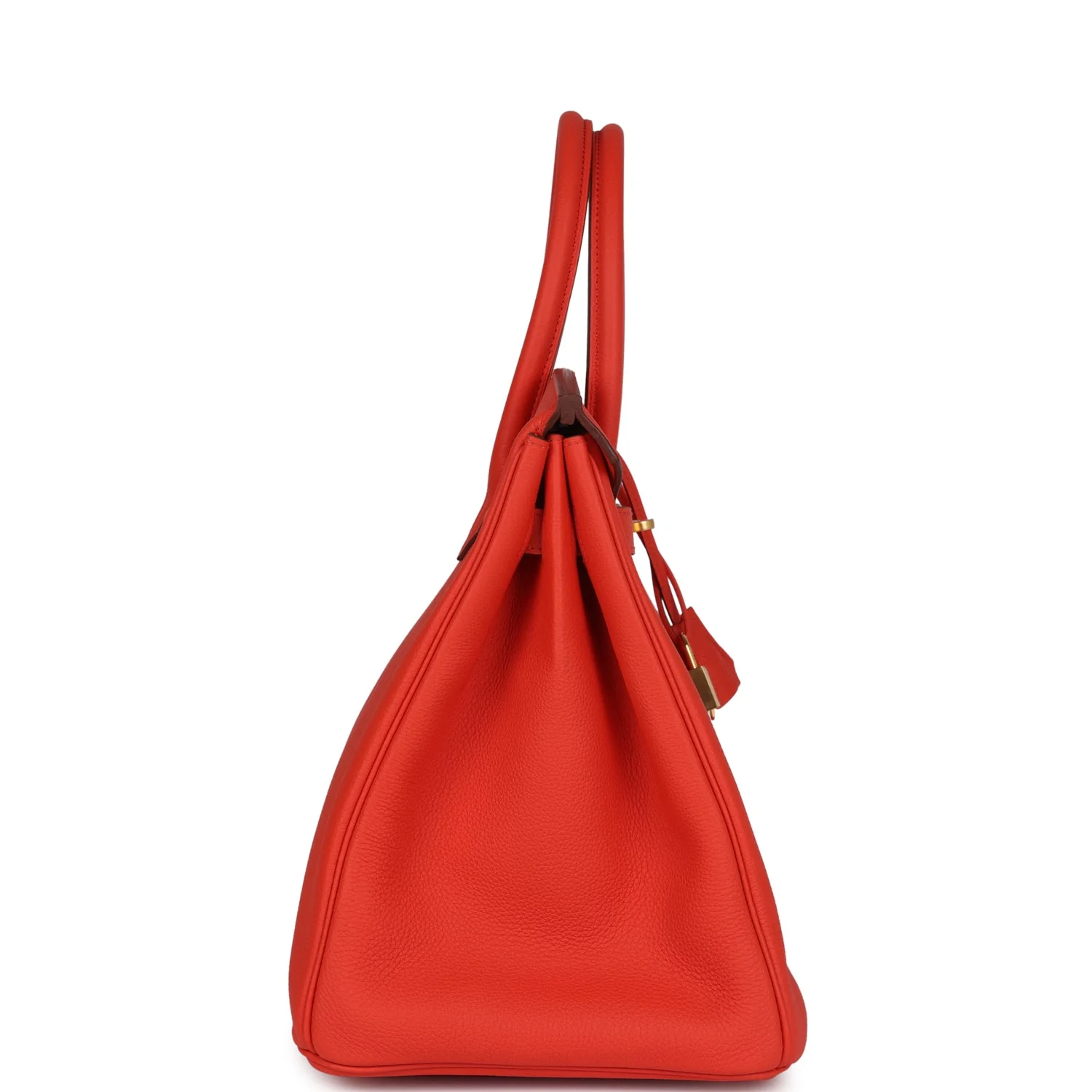 Replicate Hermes Birkin 35 Capucine Togo Gold Hardware(1:1 replica)