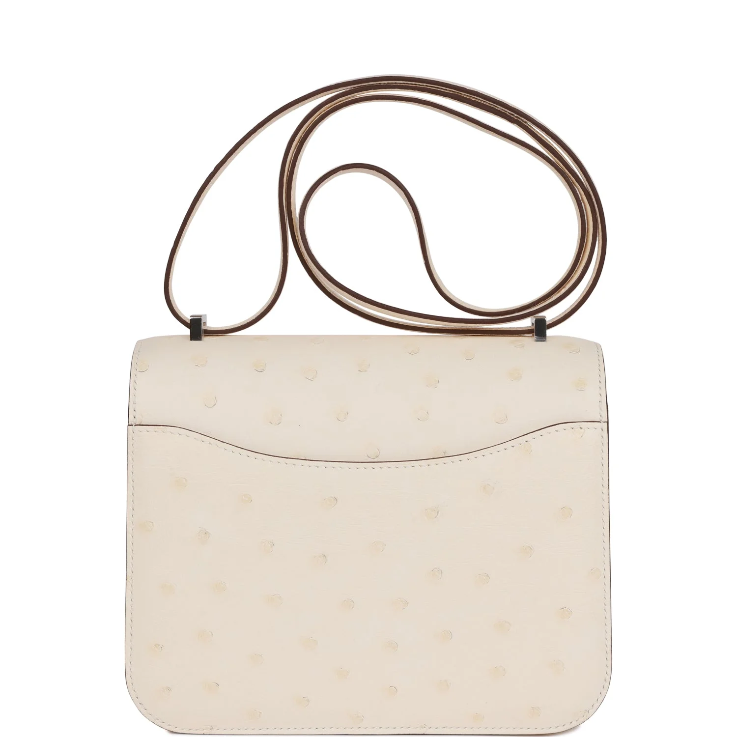 Replicate Hermes Constance 18 Nata Ostrich Palladium Hardware(1:1 replica)