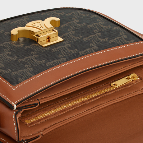 Replicate BESACE CLEA IN TRIOMPHE CANVAS AND CALFSKIN TAN(1:1 replica)