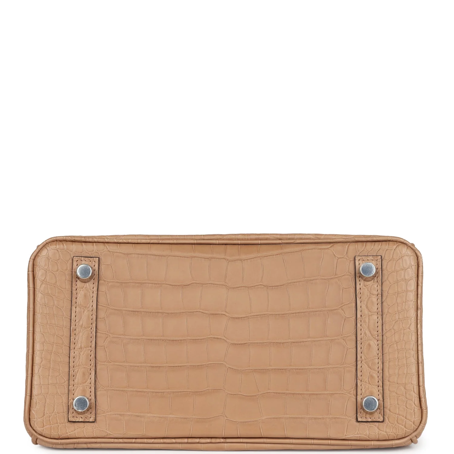 Replicate Hermes Birkin 25 Chai Matte Alligator Palladium Hardware(1:1 replica)