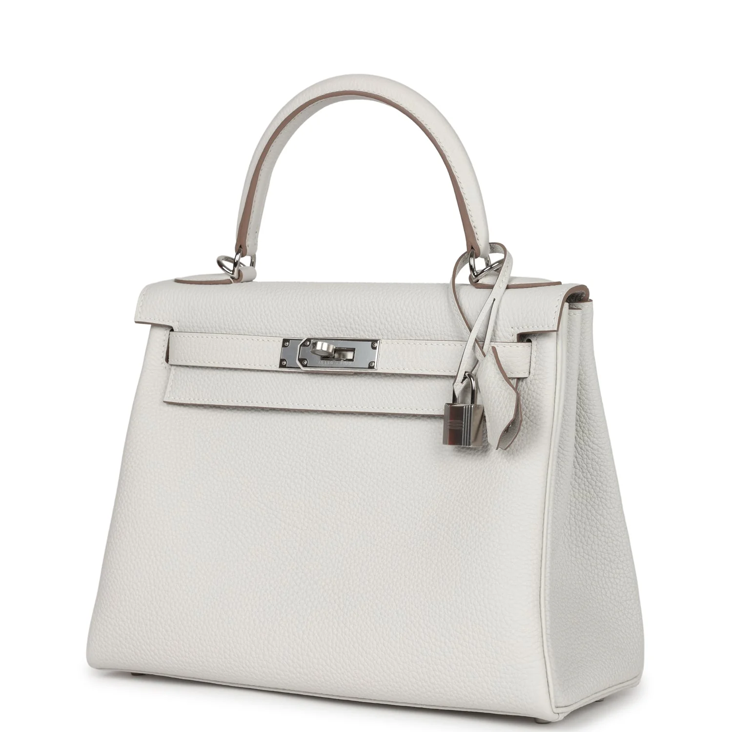Replicate Hermes Kelly Retourne 28 Gris Pale Togo Palladium Hardware(1:1 replica)