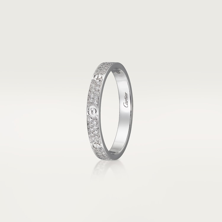 Replicate LOVE ring, mini model, paved(1:1 replica)