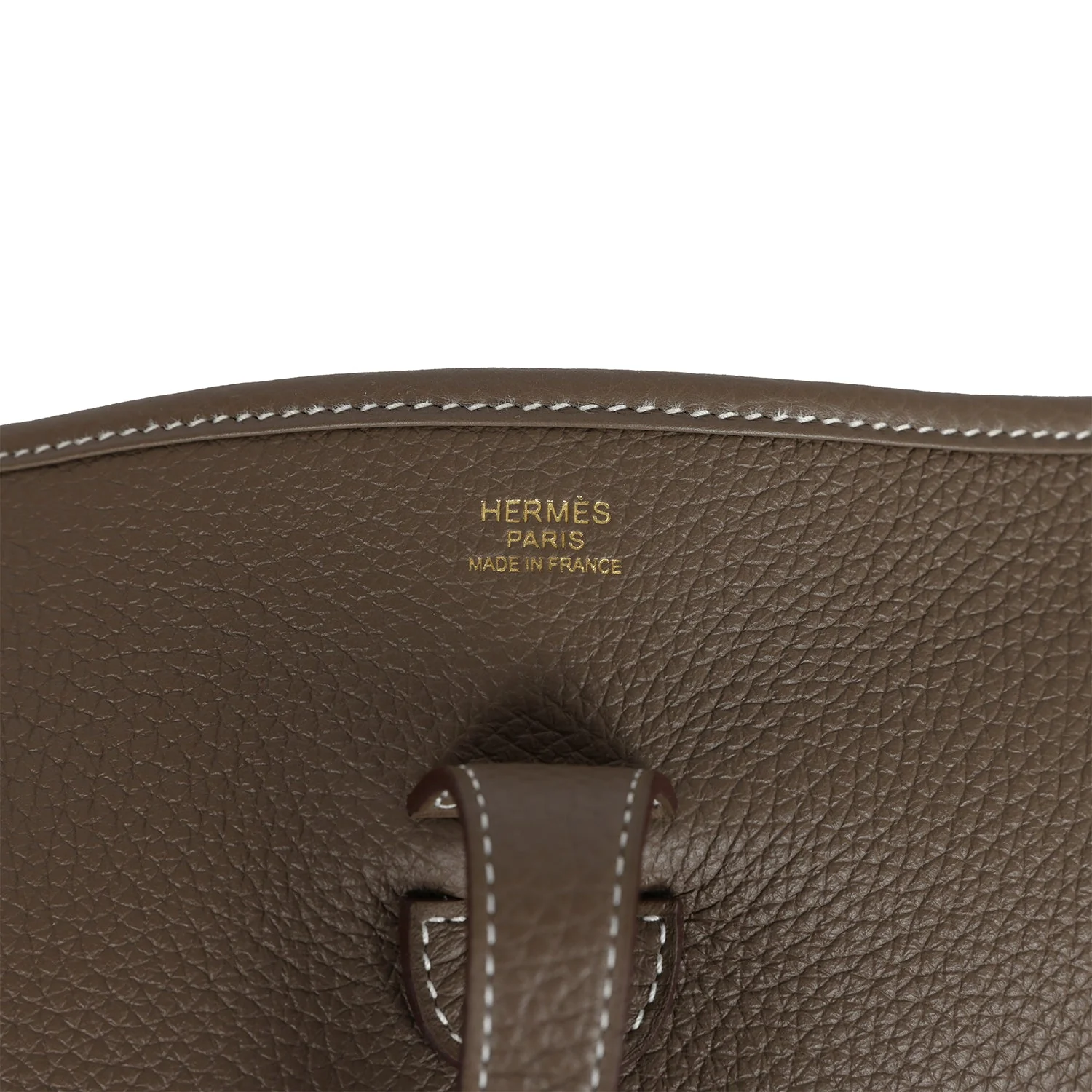 Replicate Hermes Evelyne III PM Etoupe Clemence Gold Hardware(1:1 replica)