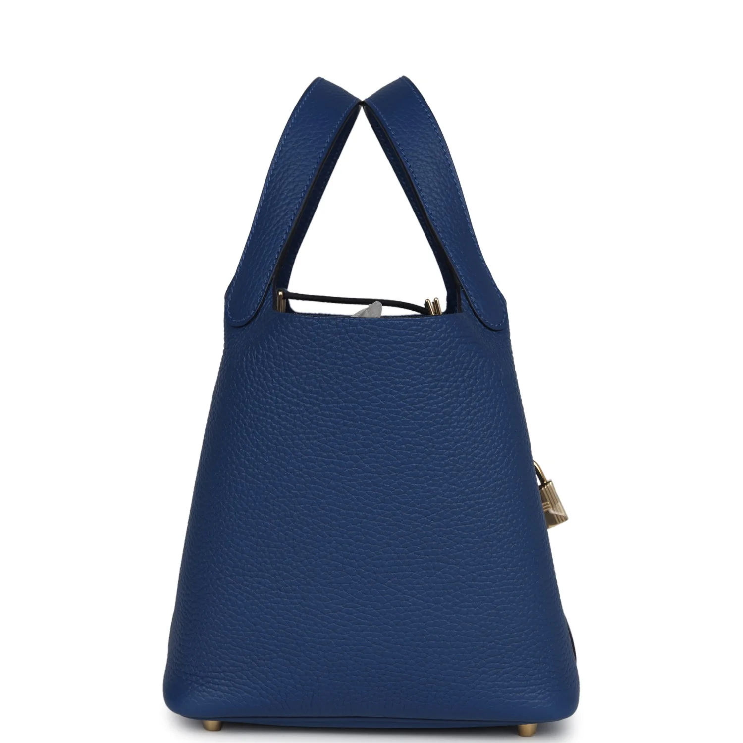 Replicate Hermes Picotin Lock 18 Bleu Tie Clemence Permabrass Hardware(1:1 replica)