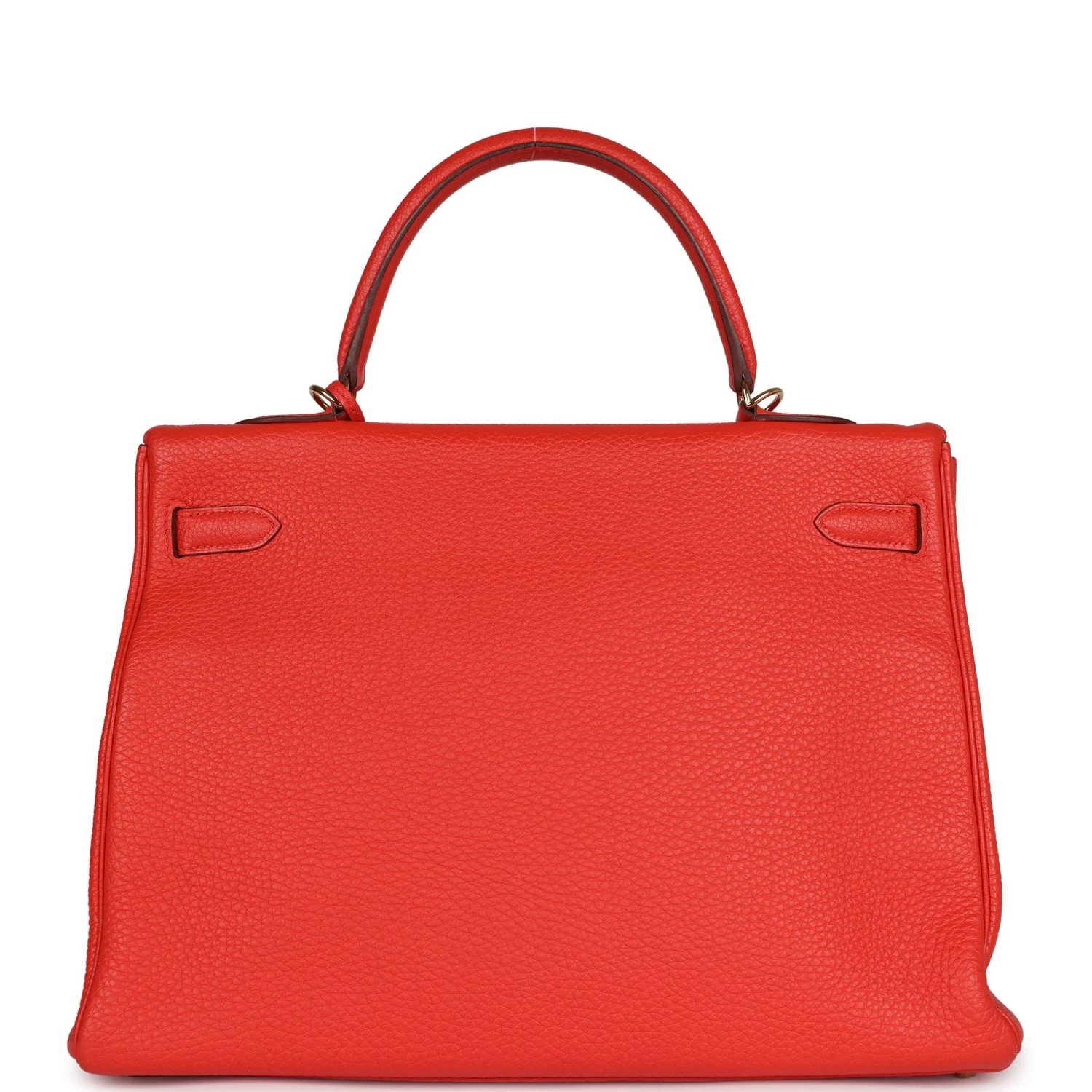 Replicate Hermes Kelly Retourne 35 Capucine Togo Gold Hardware(1:1 replica)