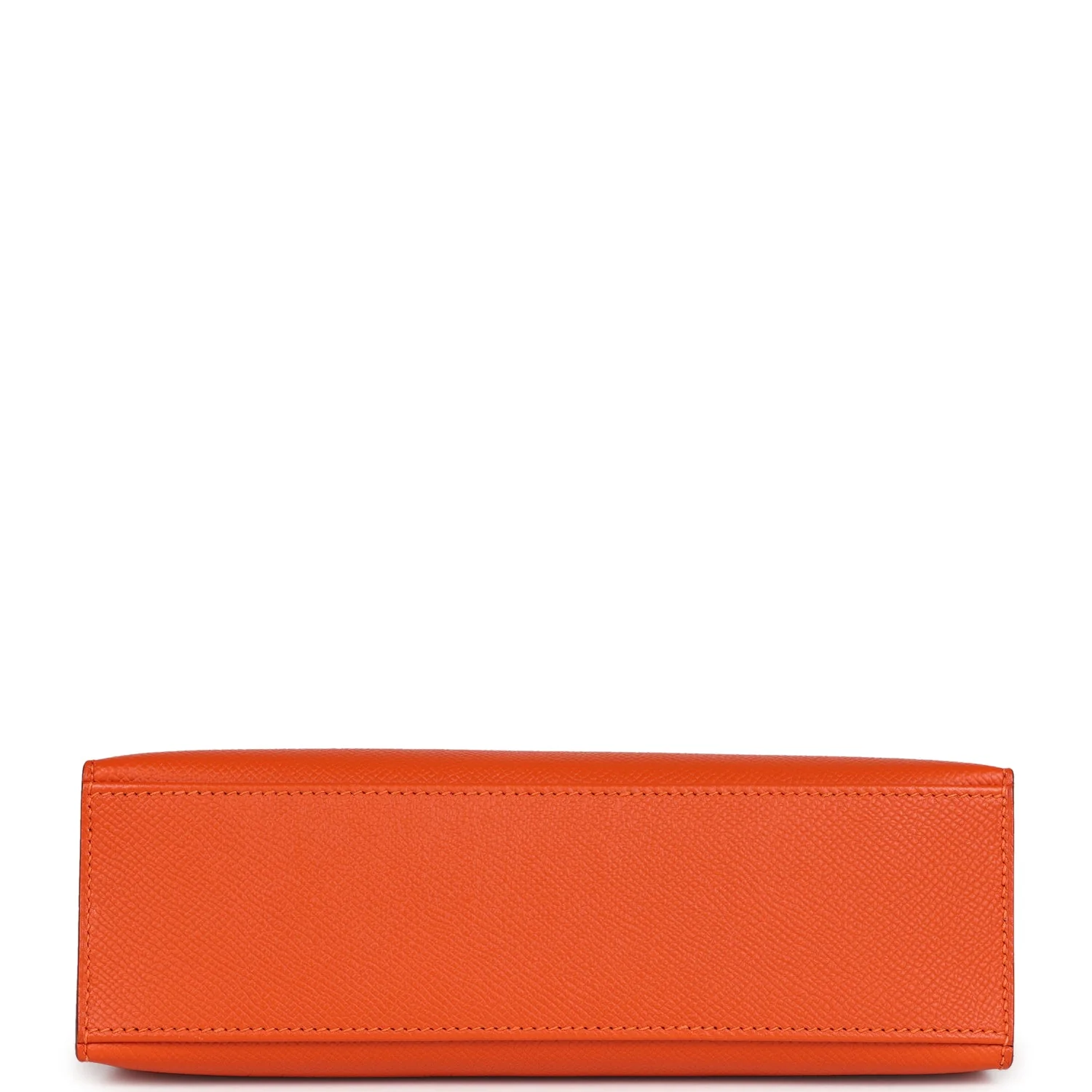Replicate Hermes Kelly Pochette Feu Epsom Palladium Hardware(1:1 replica)