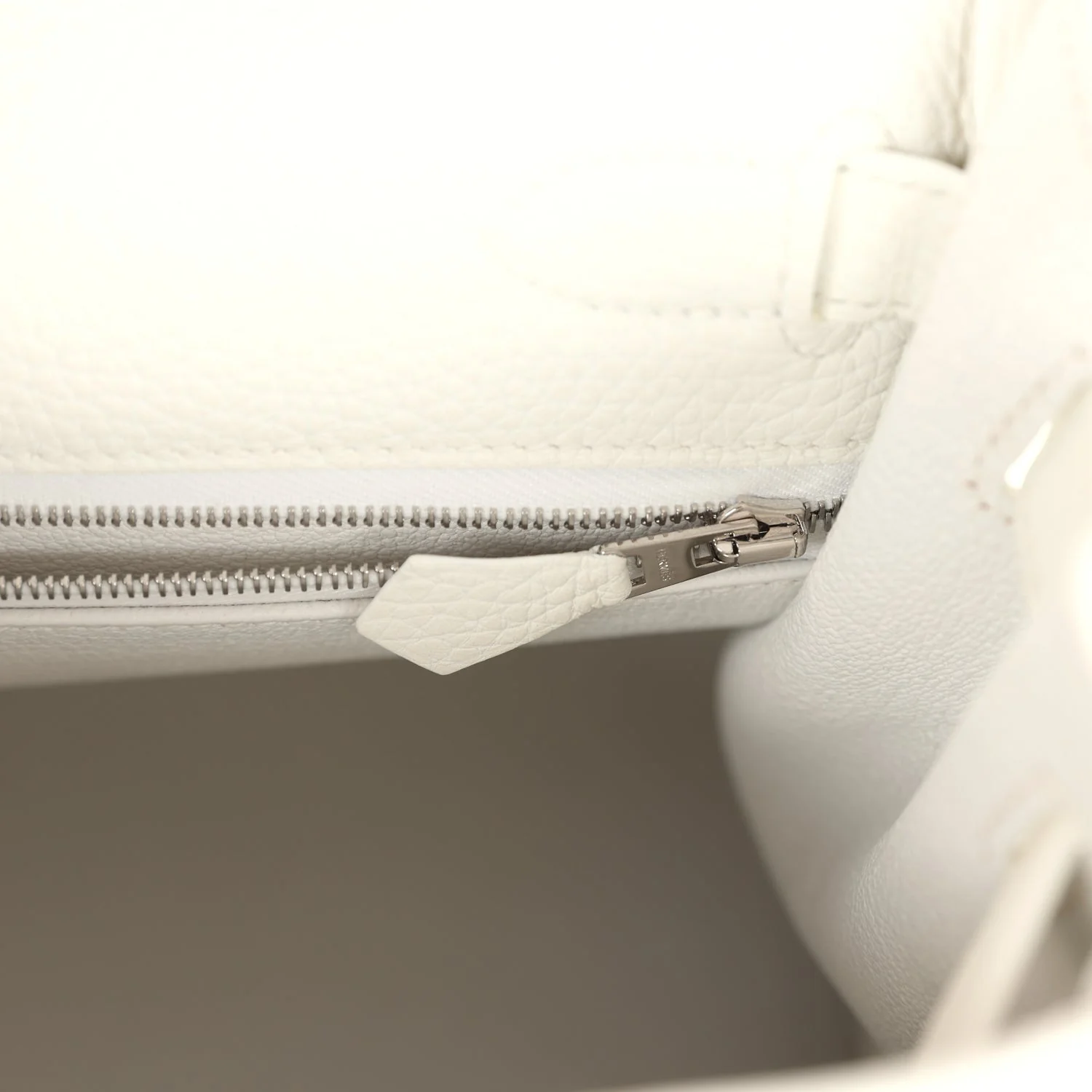 Replicate Hermes Kelly Retourne 28 White Clemence Palladium Hardware(1:1 replica)