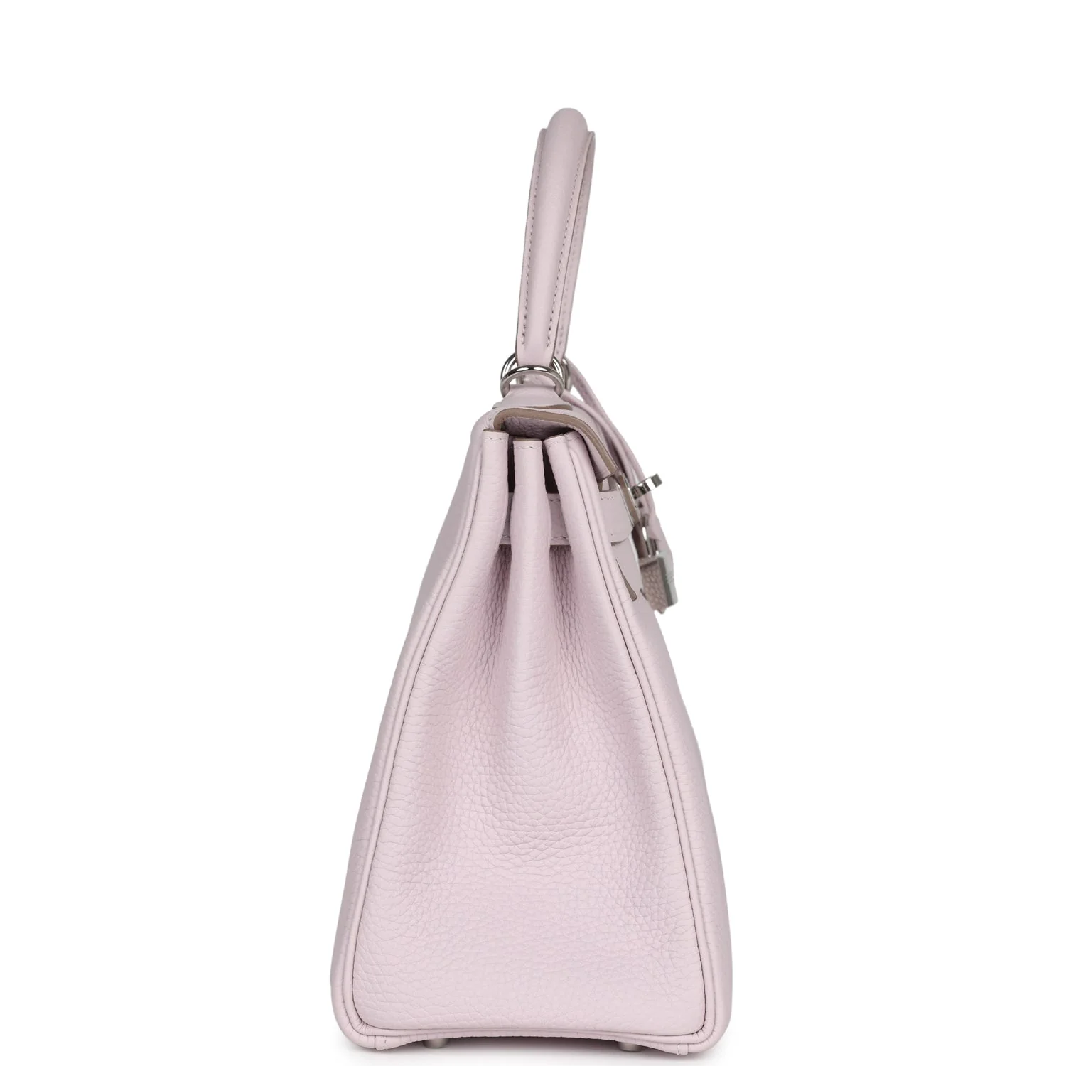 Replicate Hermes Kelly Retourne 28 Mauve Pale Clemence Palladium Hardware(1:1 replica)