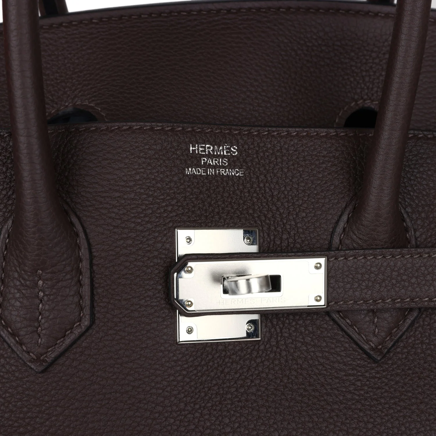 Replicate Hermes Birkin 35 Chocolat Togo Palladium Hardware(1:1 replica)