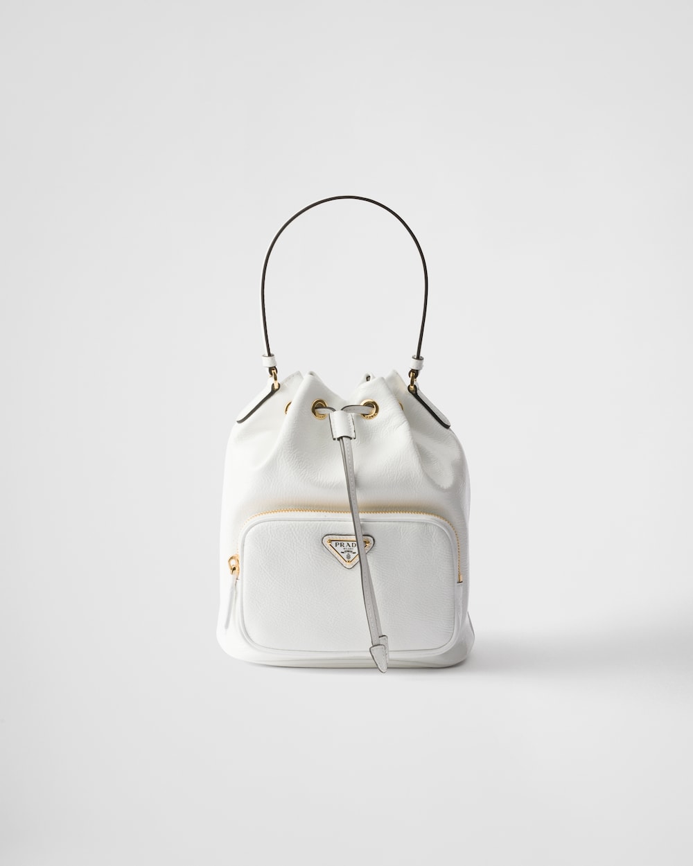 Replicate Prada Duet Naplak Patent Leather Bucket Bag(1:1 replica)