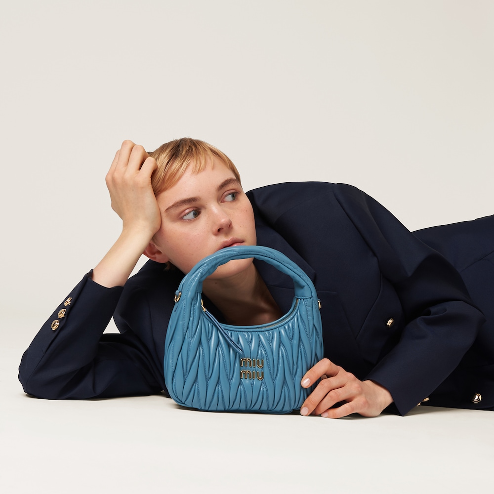 Replicate Wander matelassé nappa leather hobo bag(1:1 replica)