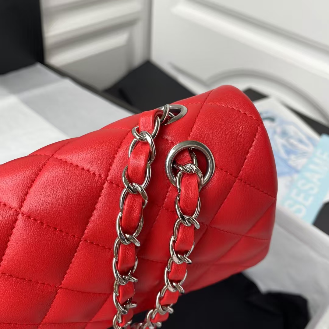 Replicate Chanel Small Classic Handbag Silver Hardware(1:1 replica)