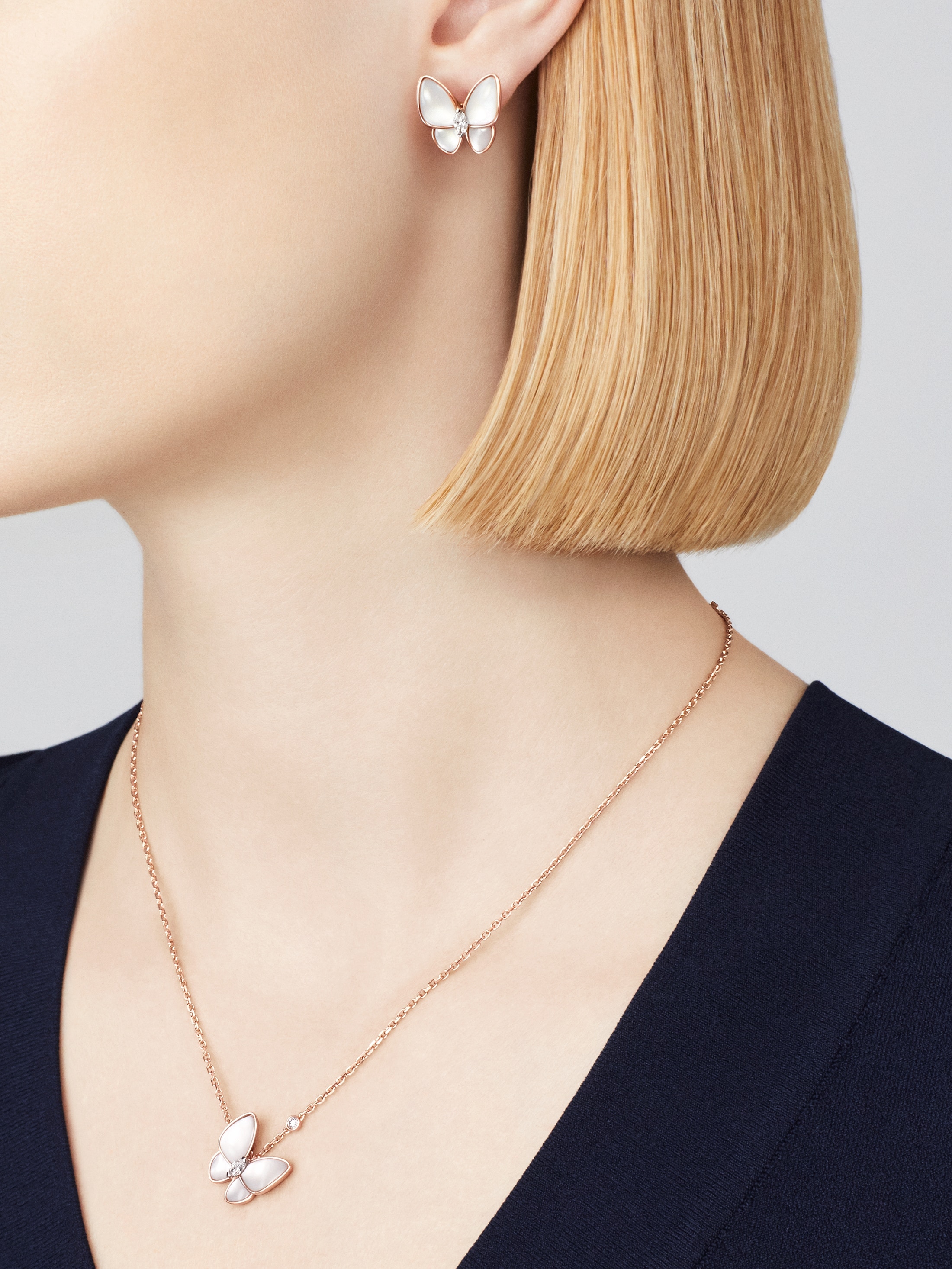 Replicate Two Butterfly earrings(1:1 replica)