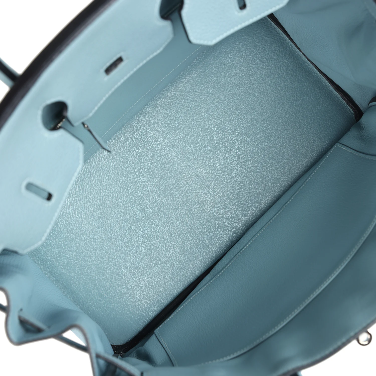 Replicate Hermes Birkin 35 Ciel Togo Palladium Hardware(1:1 replica)