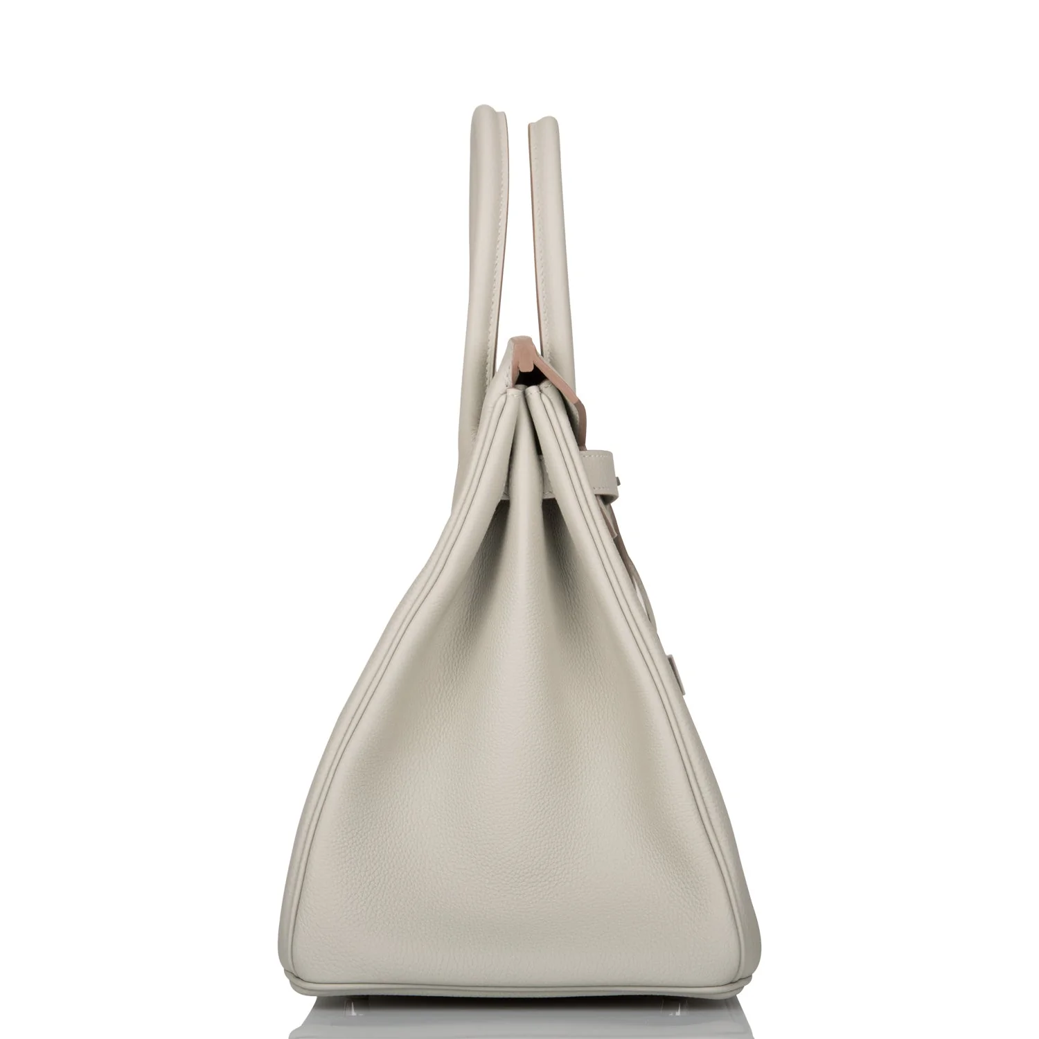 Replicate Hermes Birkin 35 Gris Perle Togo Palladium Hardware(1:1 replica)