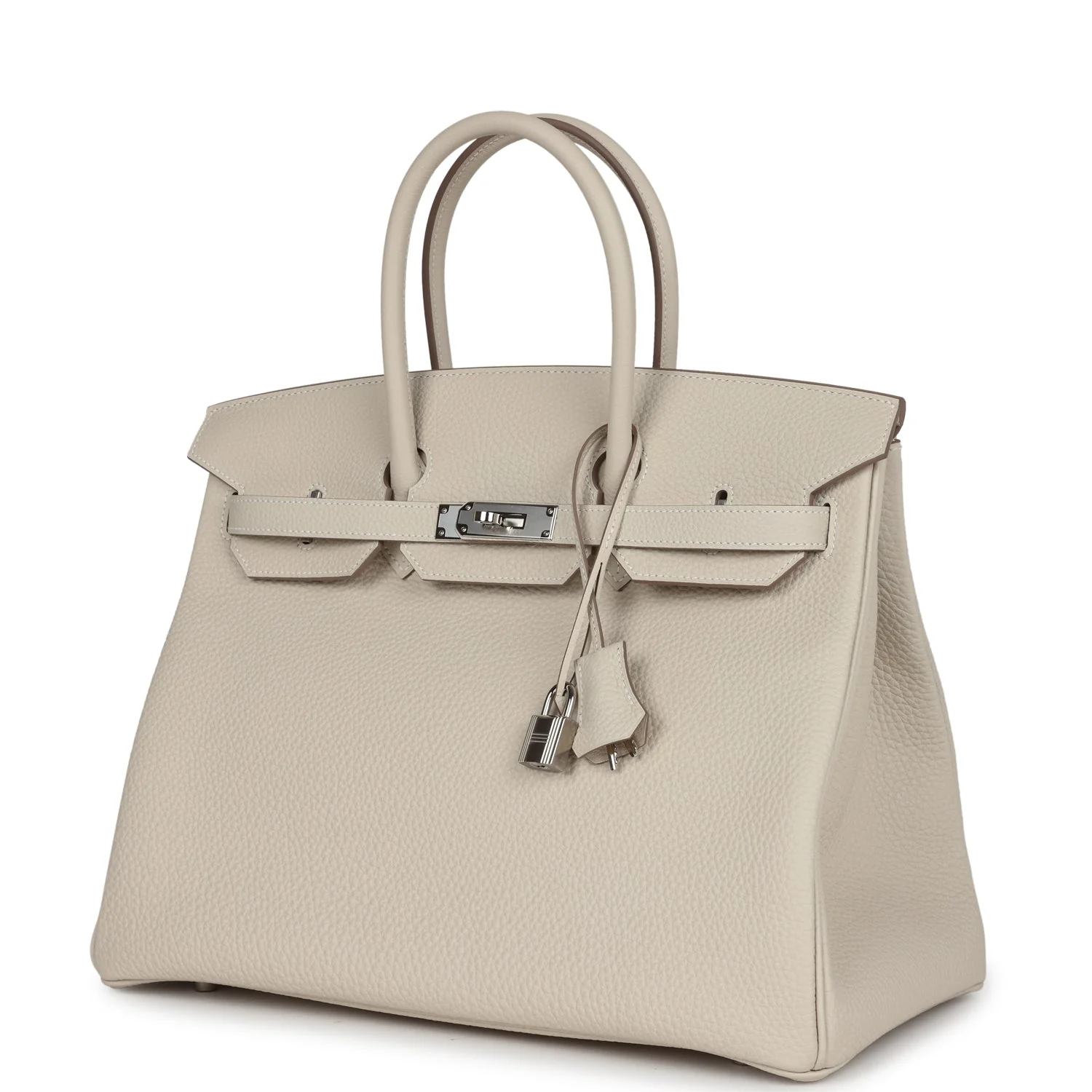Replicate Hermes Birkin 35 Craie Togo Palladium Hardware(1:1 replica)