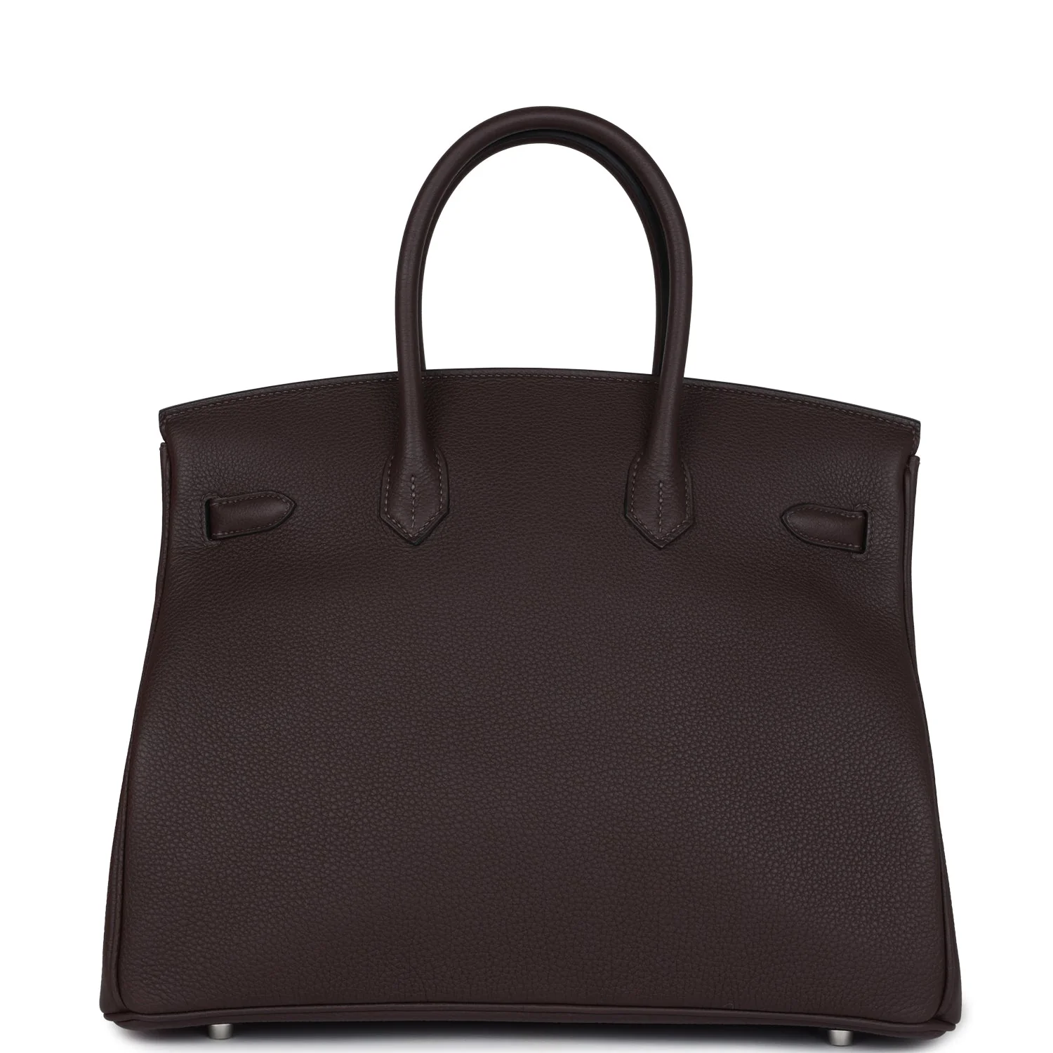 Replicate Hermes Birkin 35 Chocolat Togo Palladium Hardware(1:1 replica)