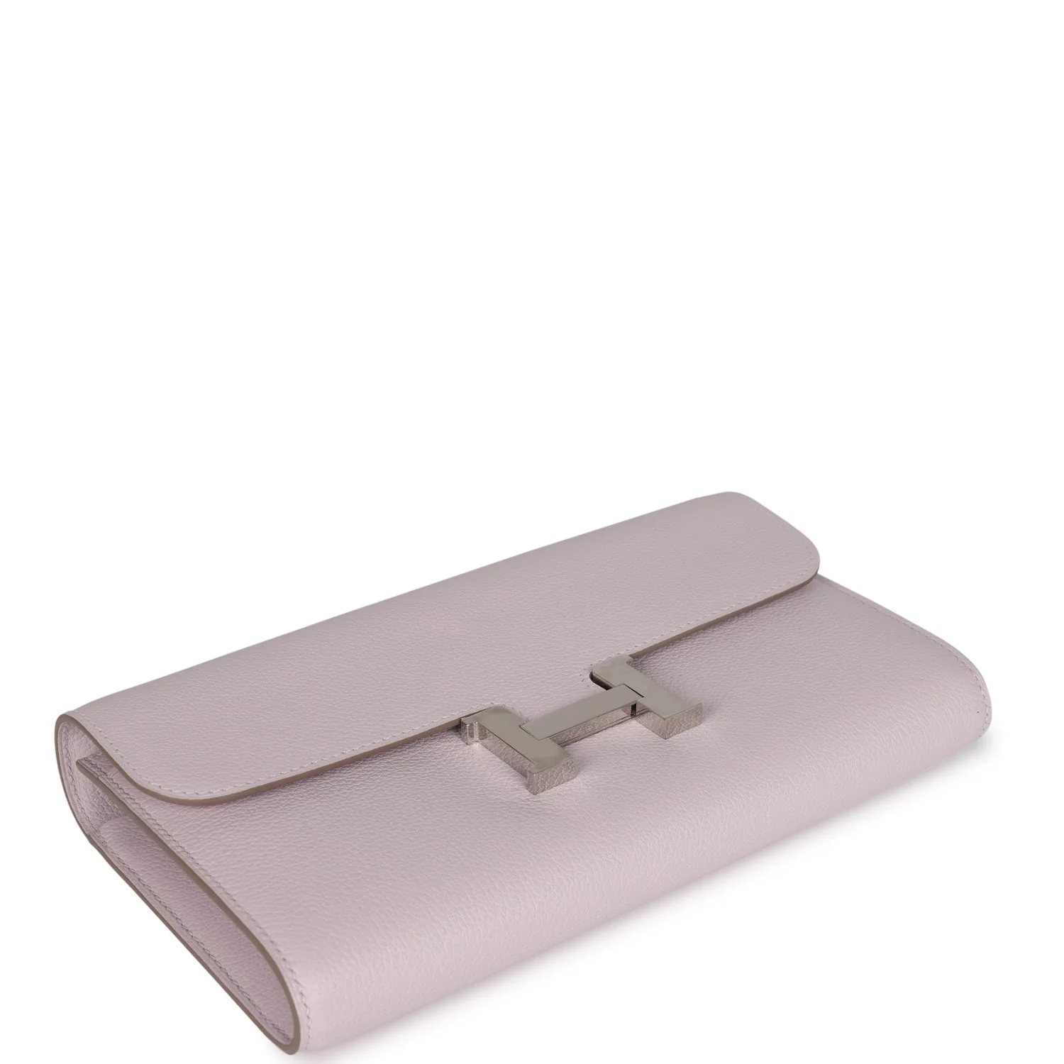 Replicate Hermes Constance Wallet To Go Mauve Pale Evercolor Palladium Hardware(1:1 replica)
