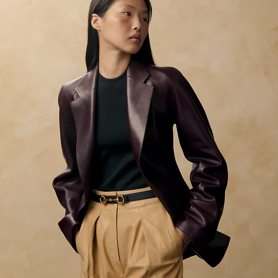 Replicate Lady Rider belt buckle   Reversible leather strap 24 mm(1:1 replica)