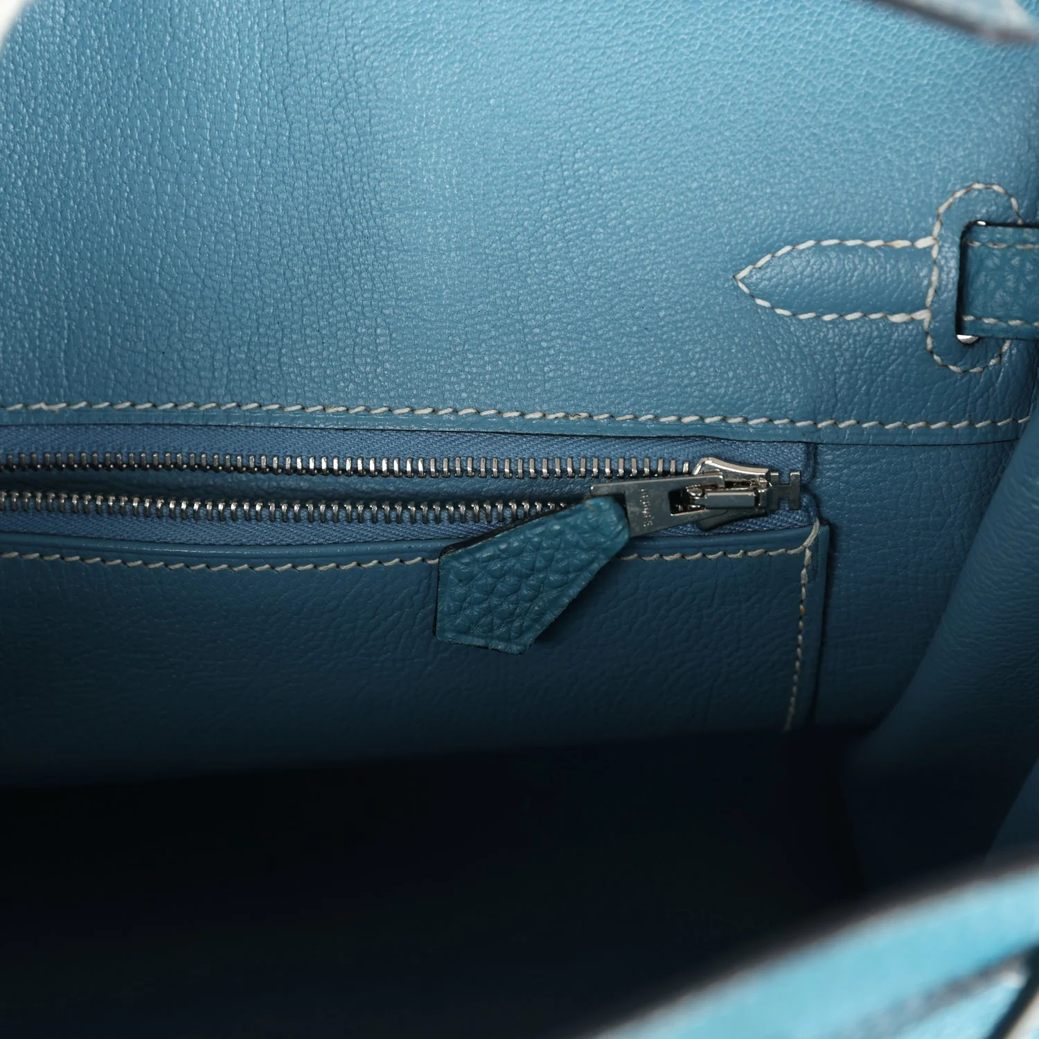 Replicate Hermes Birkin 25 Blue Jean Togo Palladium Hardware(1:1 replica)