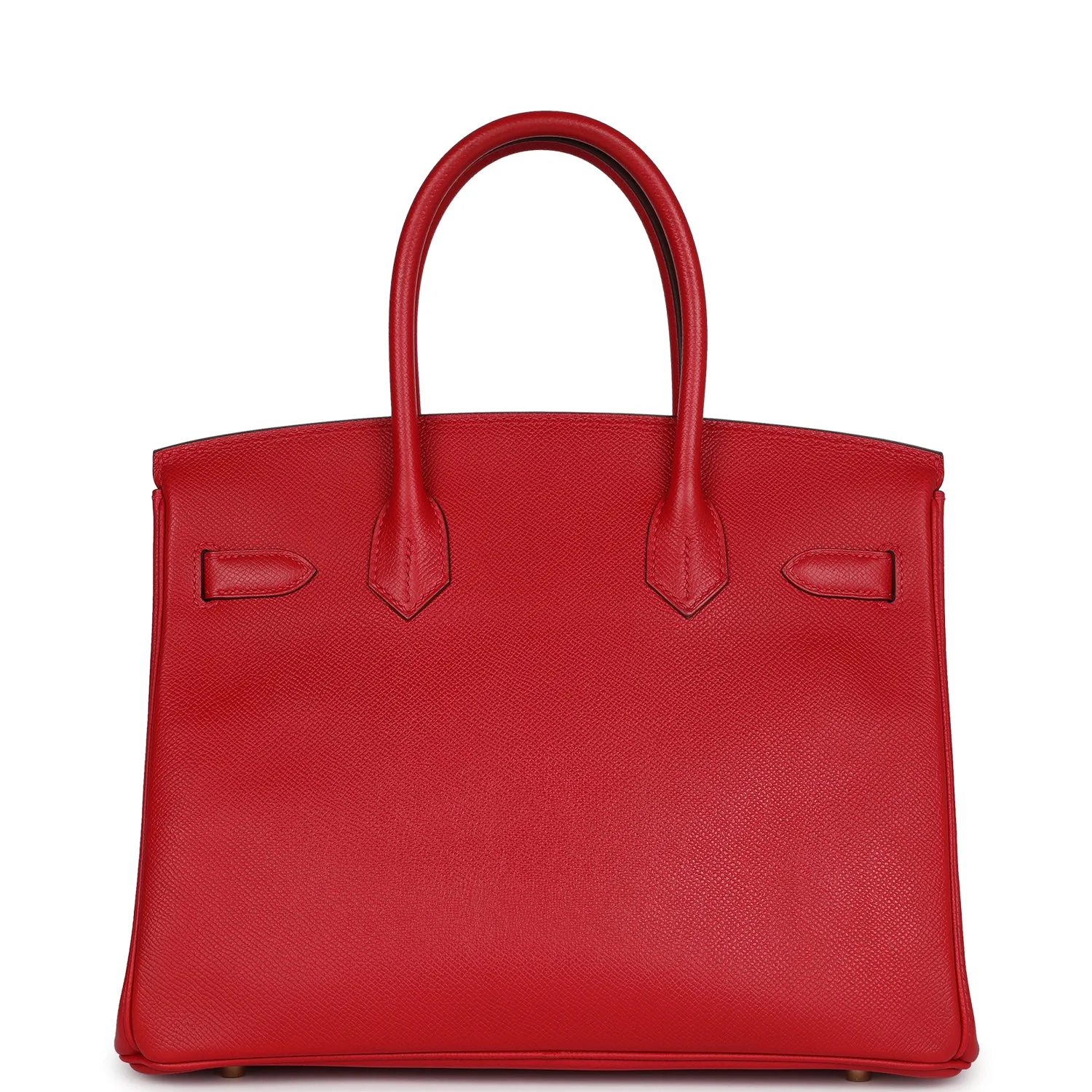 Replicate Hermes Birkin 30 Rouge Casaque Epsom Gold Hardware(1:1 replica)