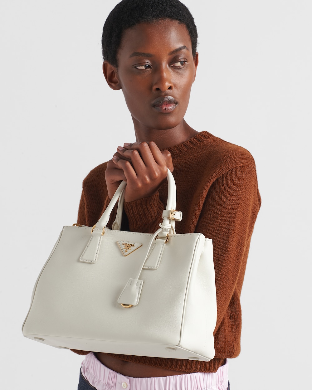 Replicate Large Prada Galleria Leather Bag(1:1 replica)