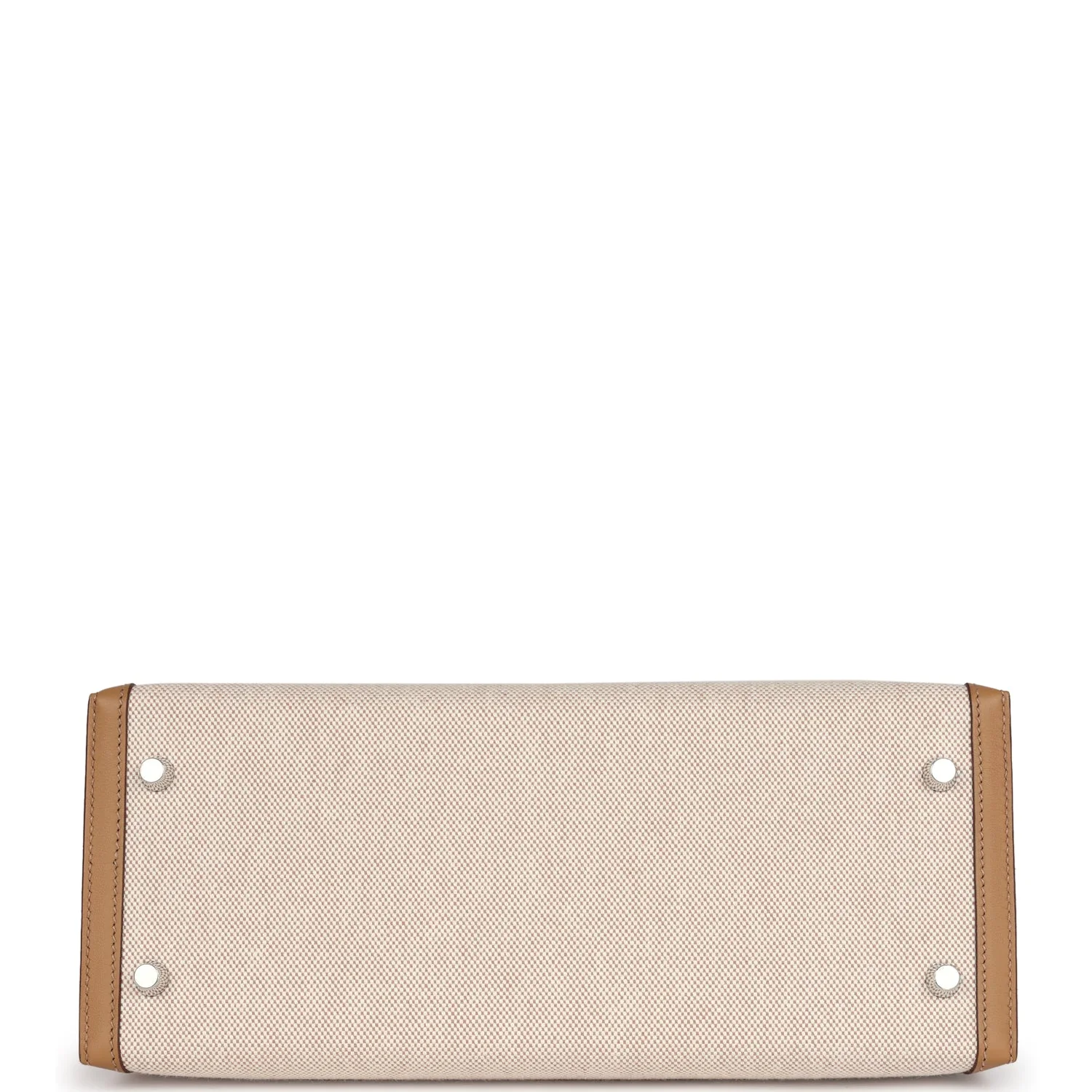Replicate Hermes Kelly Sellier 28 Biscuit Toile H Canvas and Swift Palladium Hardware(1:1 replica)