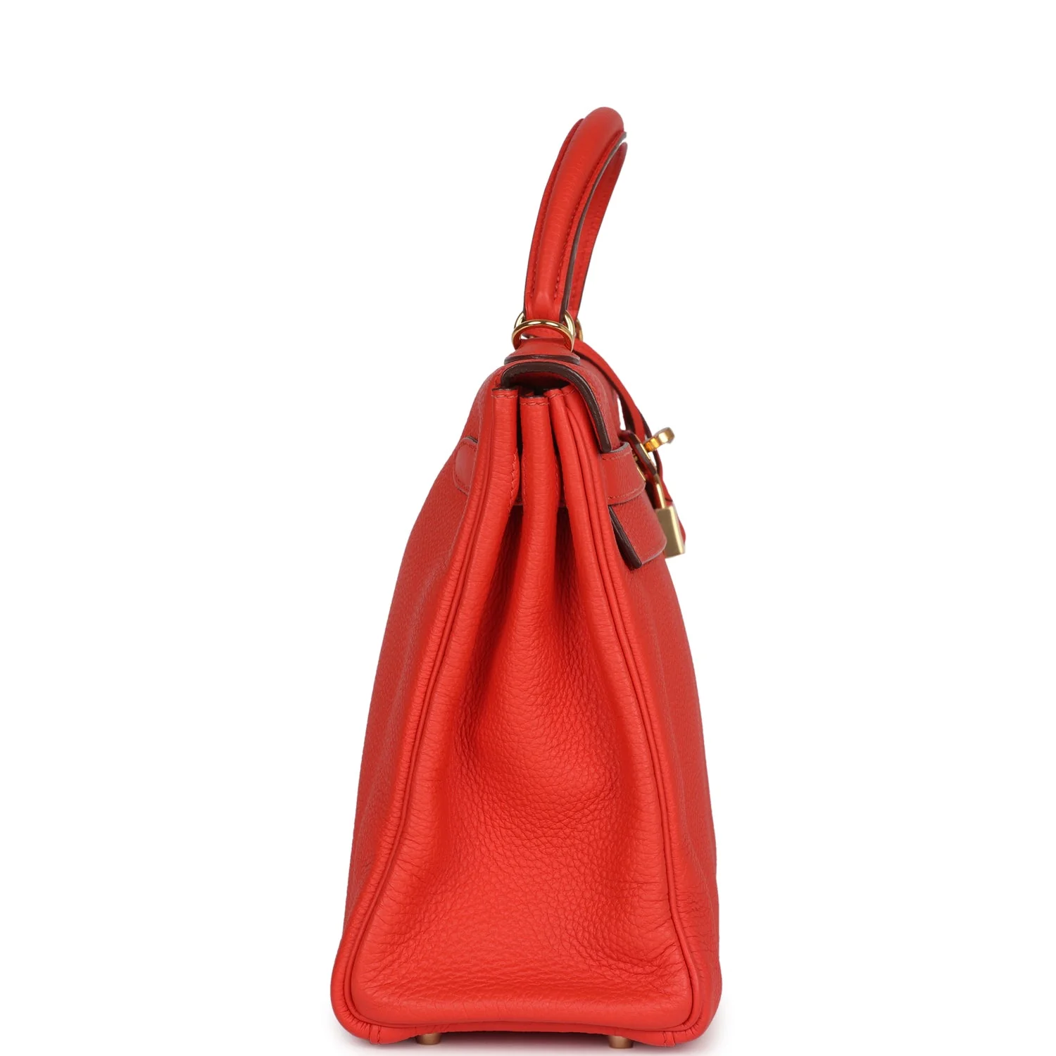 Replicate Hermes Kelly Retourne 32 Capucine Togo Gold Hardware(1:1 replica)