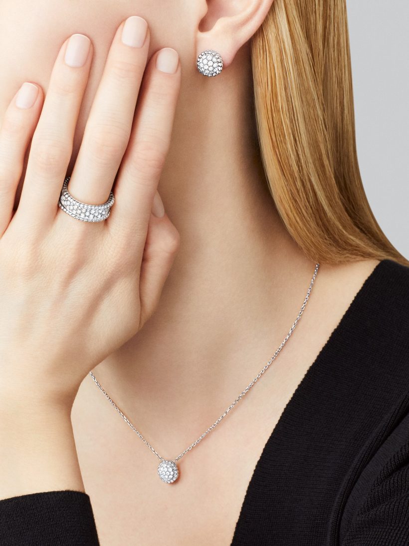 Replicate Perlée diamonds earrings(1:1 replica)