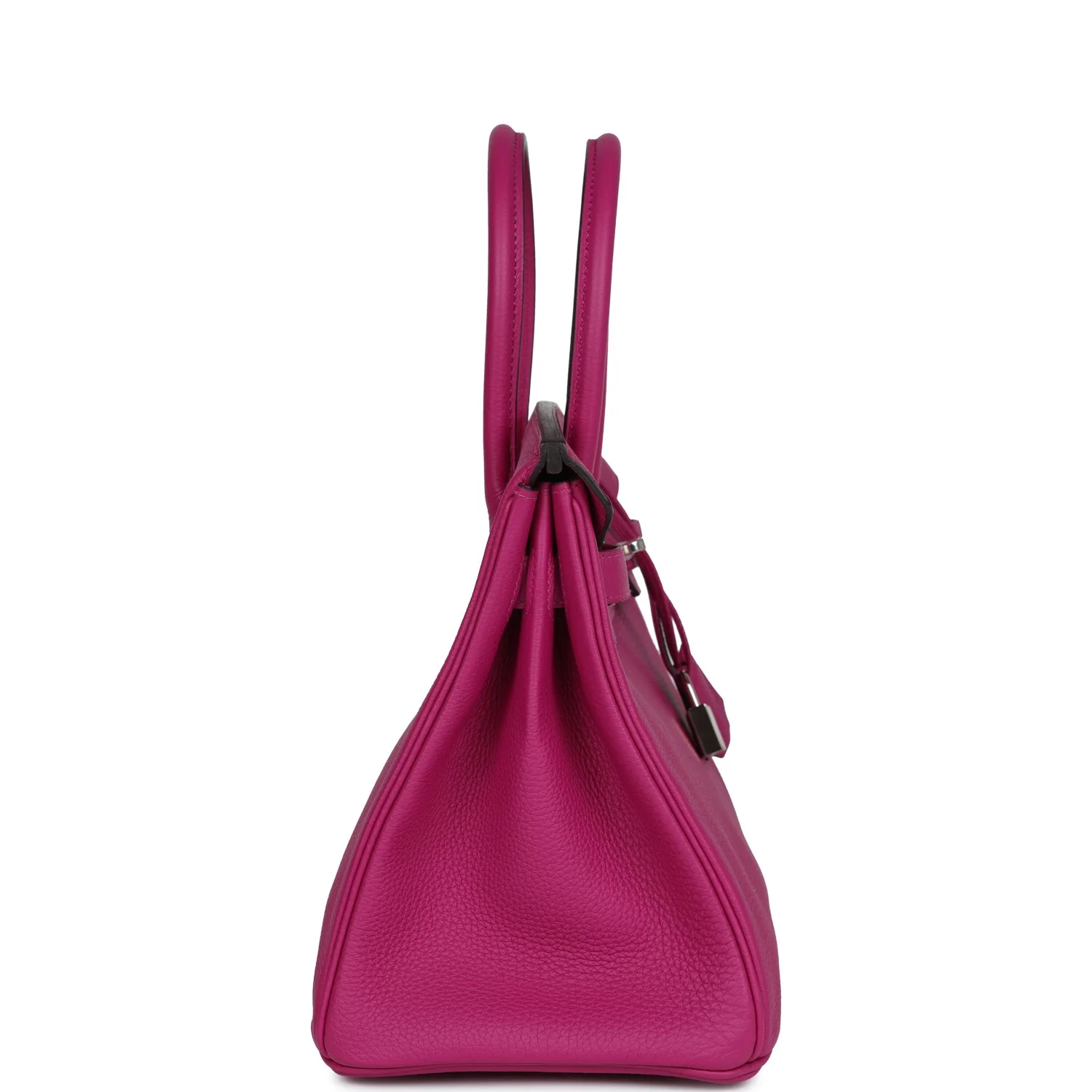 Replicate Hermes Birkin 30 Rose Pourpre Togo Palladium Hardware(1:1 replica)