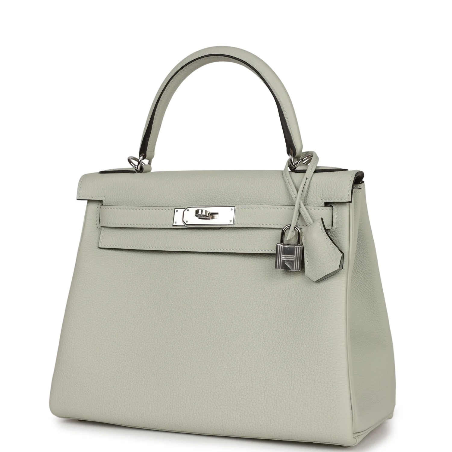 Replicate Hermes Kelly Retourne 28 Gris Neve Togo Palladium Hardware(1:1 replica)