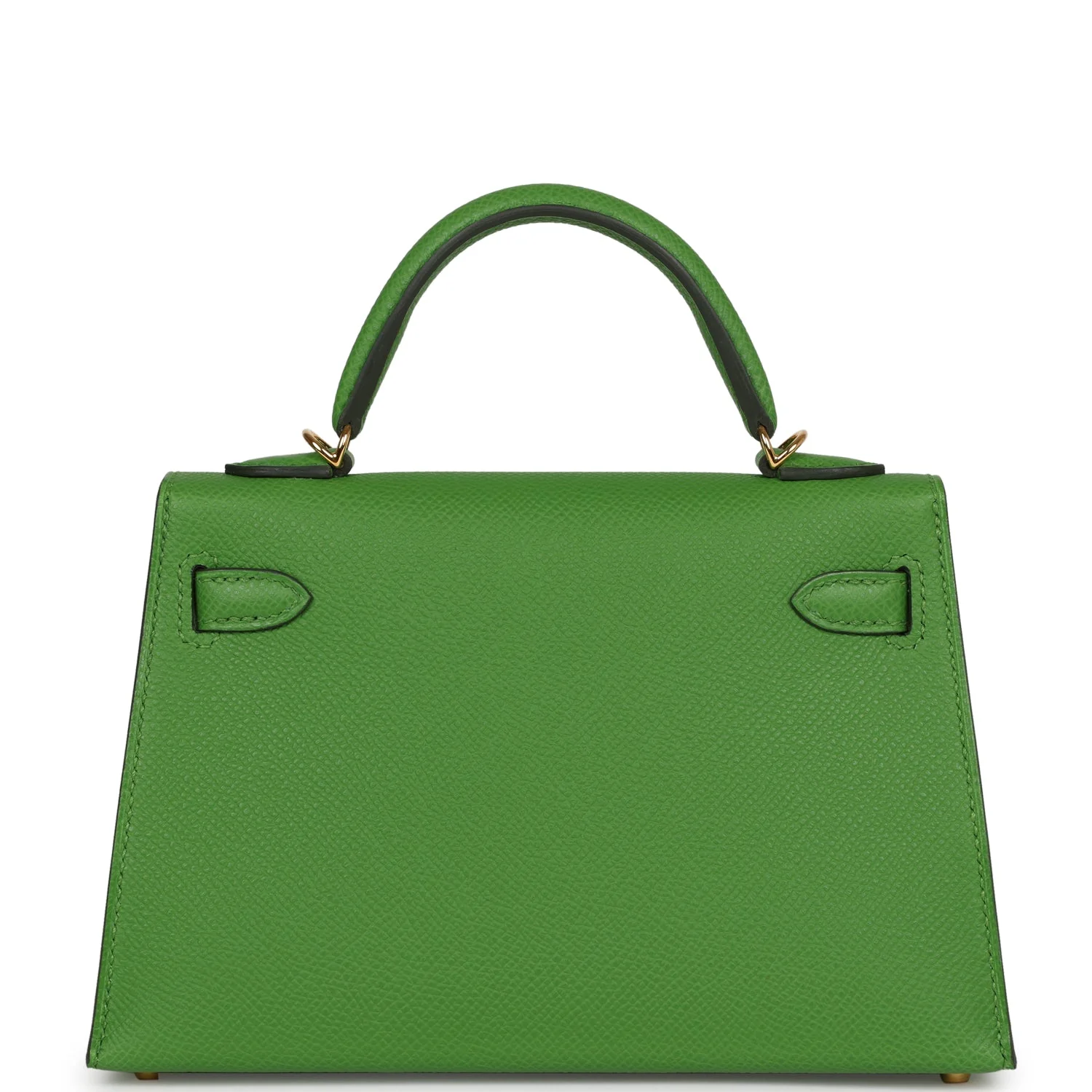 Replicate Hermes Kelly Sellier 20 Vert Yucca Epsom Gold Hardware(1:1 replica)