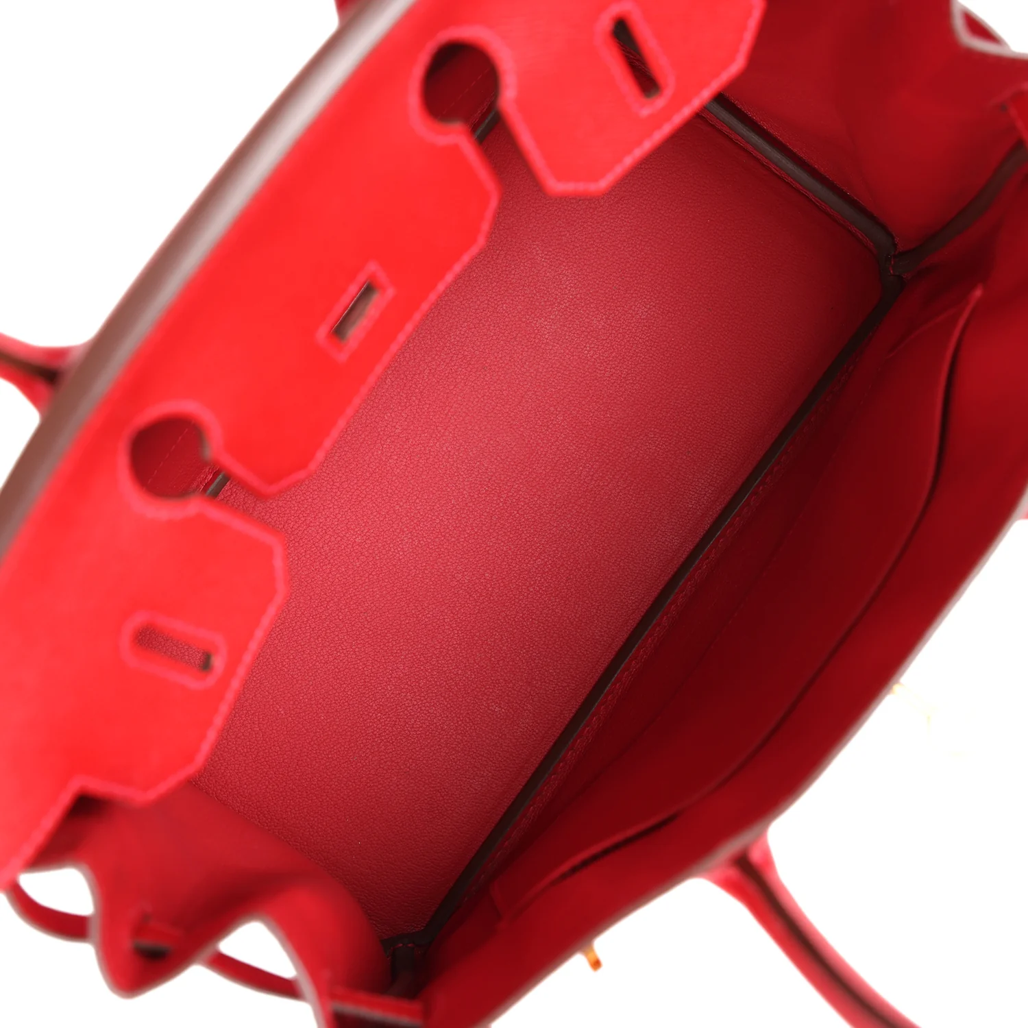 Replicate Hermes Birkin 30 Rouge Casaque Epsom Gold Hardware(1:1 replica)