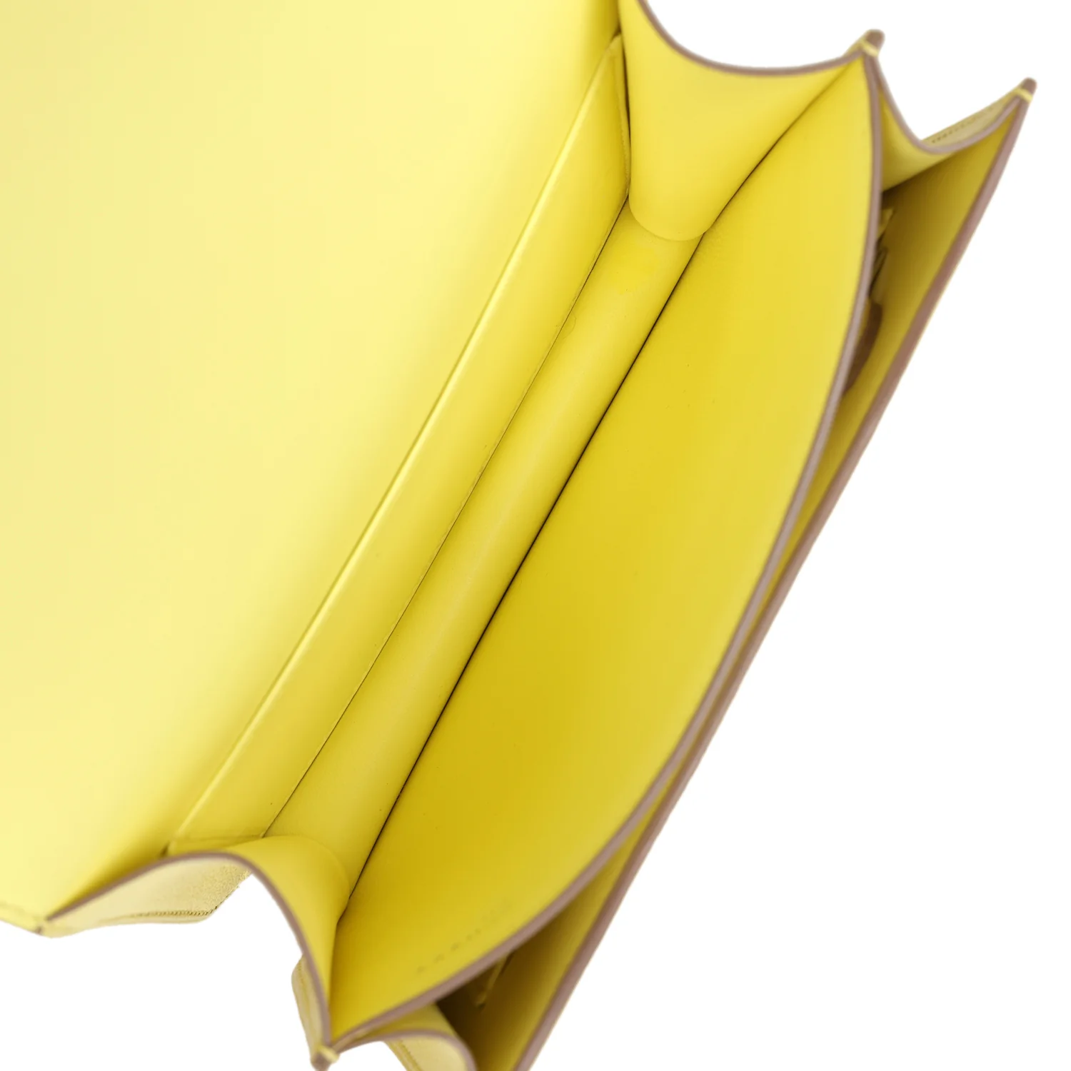 Replicate Hermes Constance 18 Limoncello Chevre Mysore Palladium Hardware(1:1 replica)