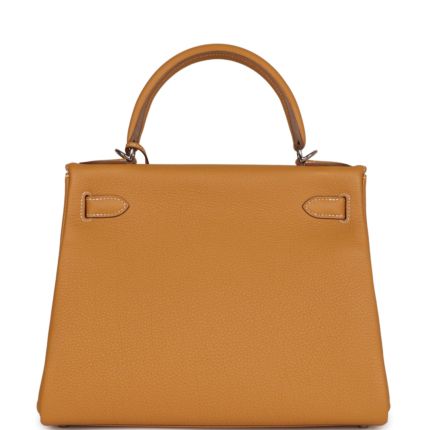 Replicate Hermes Kelly Retourne 28 Naturel Sable Togo Palladium Hardware(1:1 replica)