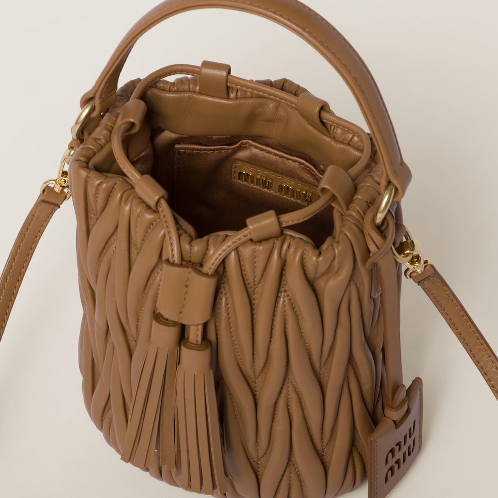 Replicate Matelassé nappa leather bucket bag(1:1 replica)