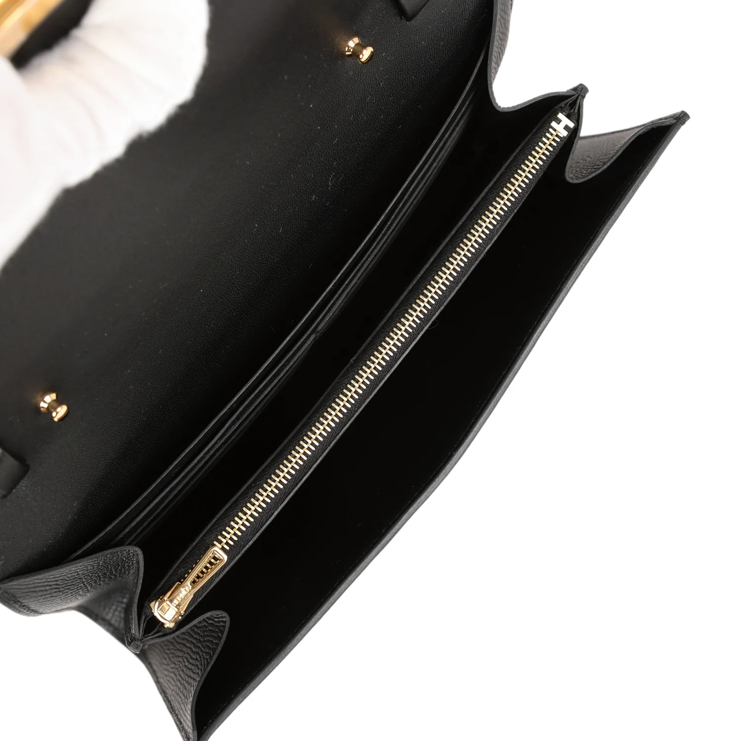 Replicate Hermes Constance Wallet To Go Black Epsom Gold Hardware(1:1 replica)