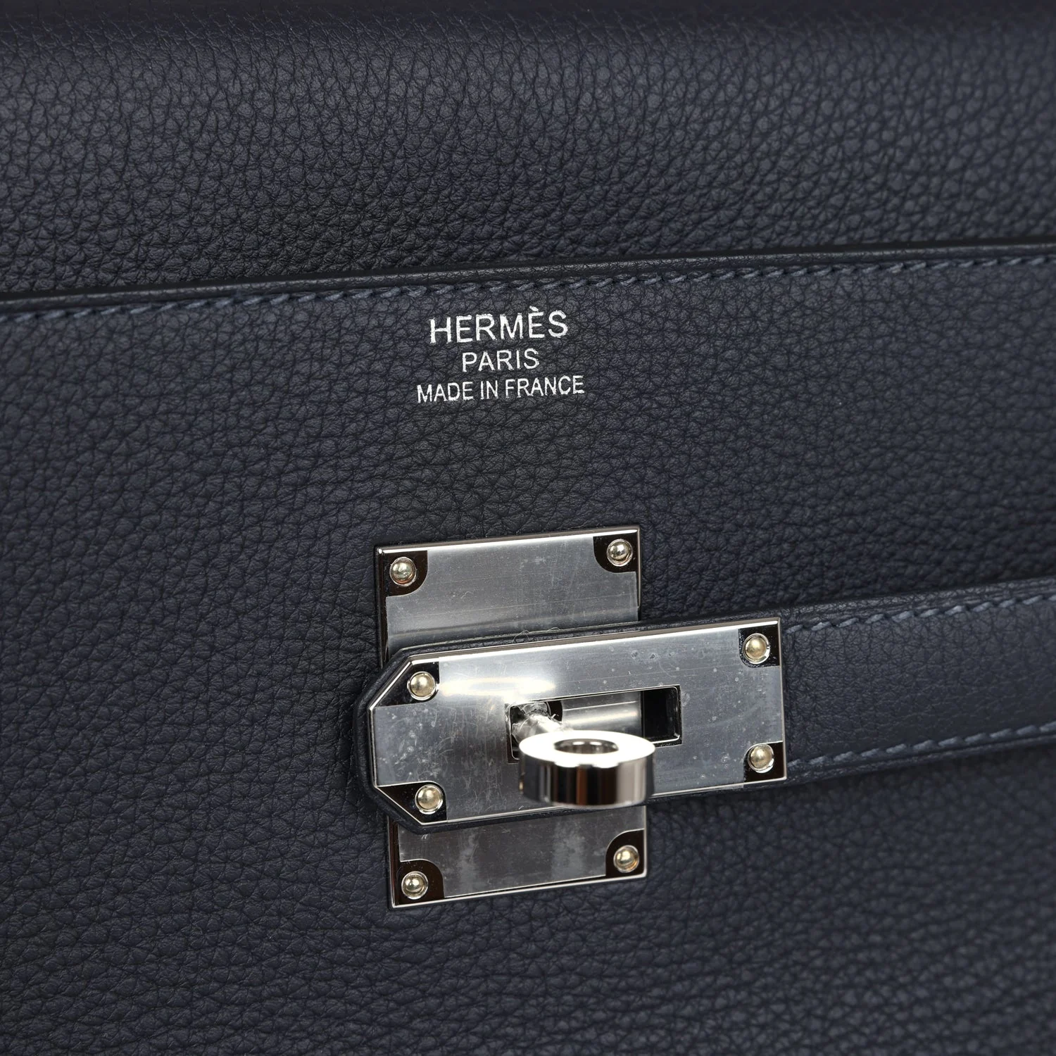 Replicate Hermes Kelly 42 Maxi Caban Togo Palladium Hardware(1:1 replica)