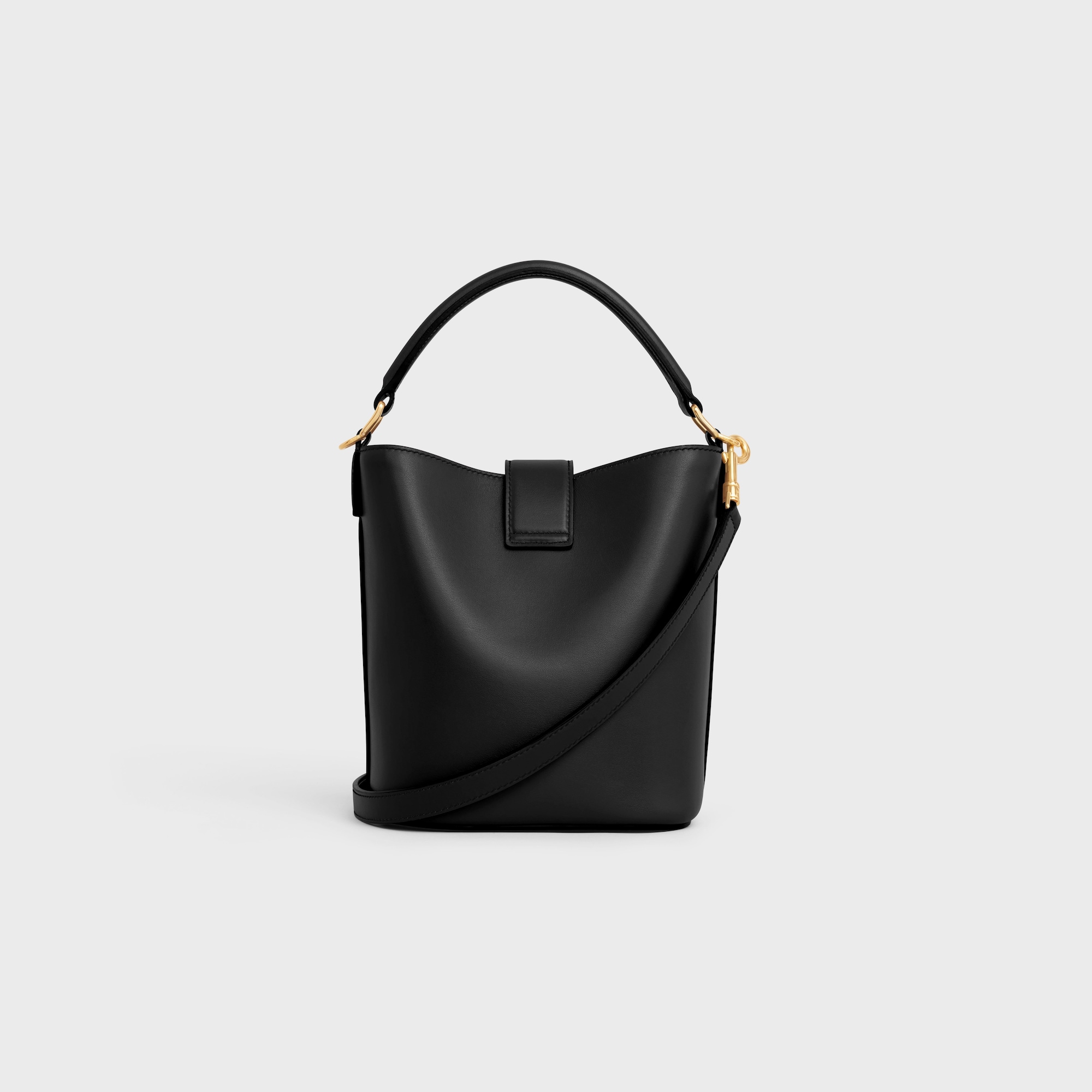 Replicate SMALL BUCKET LOUISE IN SMOOTH CALFSKIN BLACK(1:1 replica)