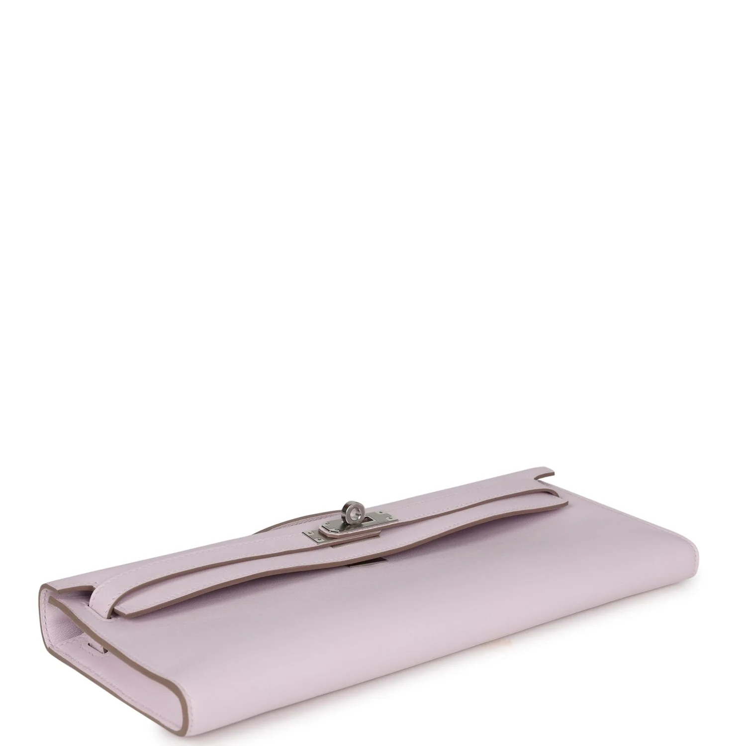 Replicate Hermes Kelly Cut Mauve Pale Swift Palladium Hardware(1:1 replica)