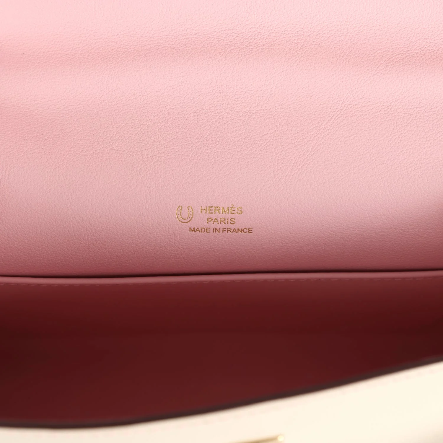 Replicate Hermes Special Order (HSS) Kelly Pochette Nata and Rose Sakura Swift Permabrass Hardware(1:1 replica)