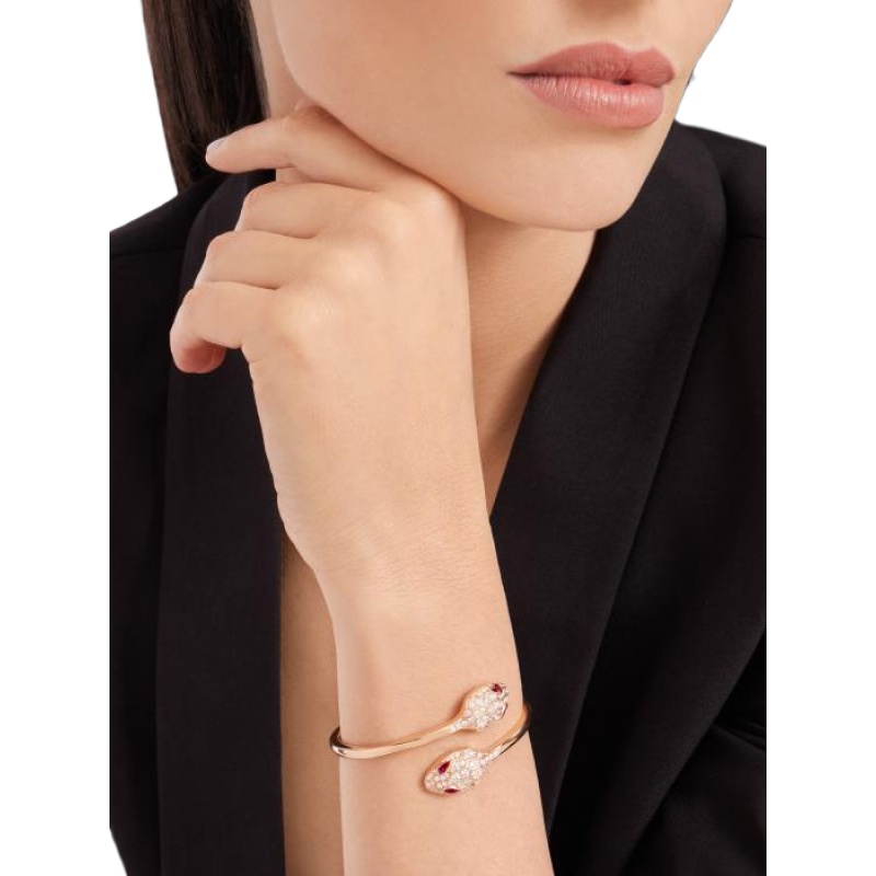 Replicate Serpenti Seduttori gilded snake bracelet(1:1 replica)