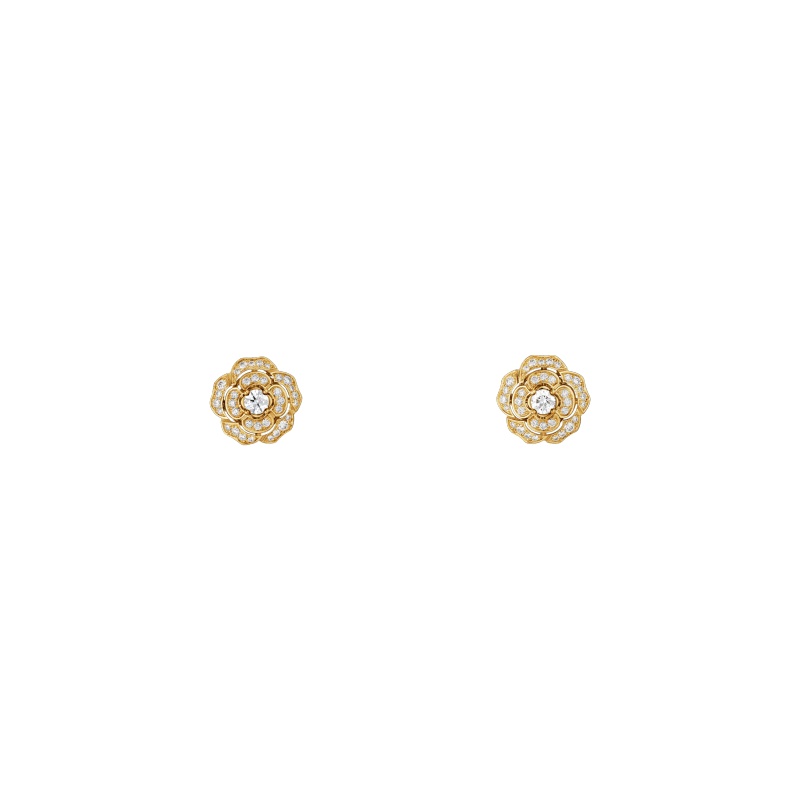 Replicate Bouton de Camélia transformable earrings(1:1 replica)