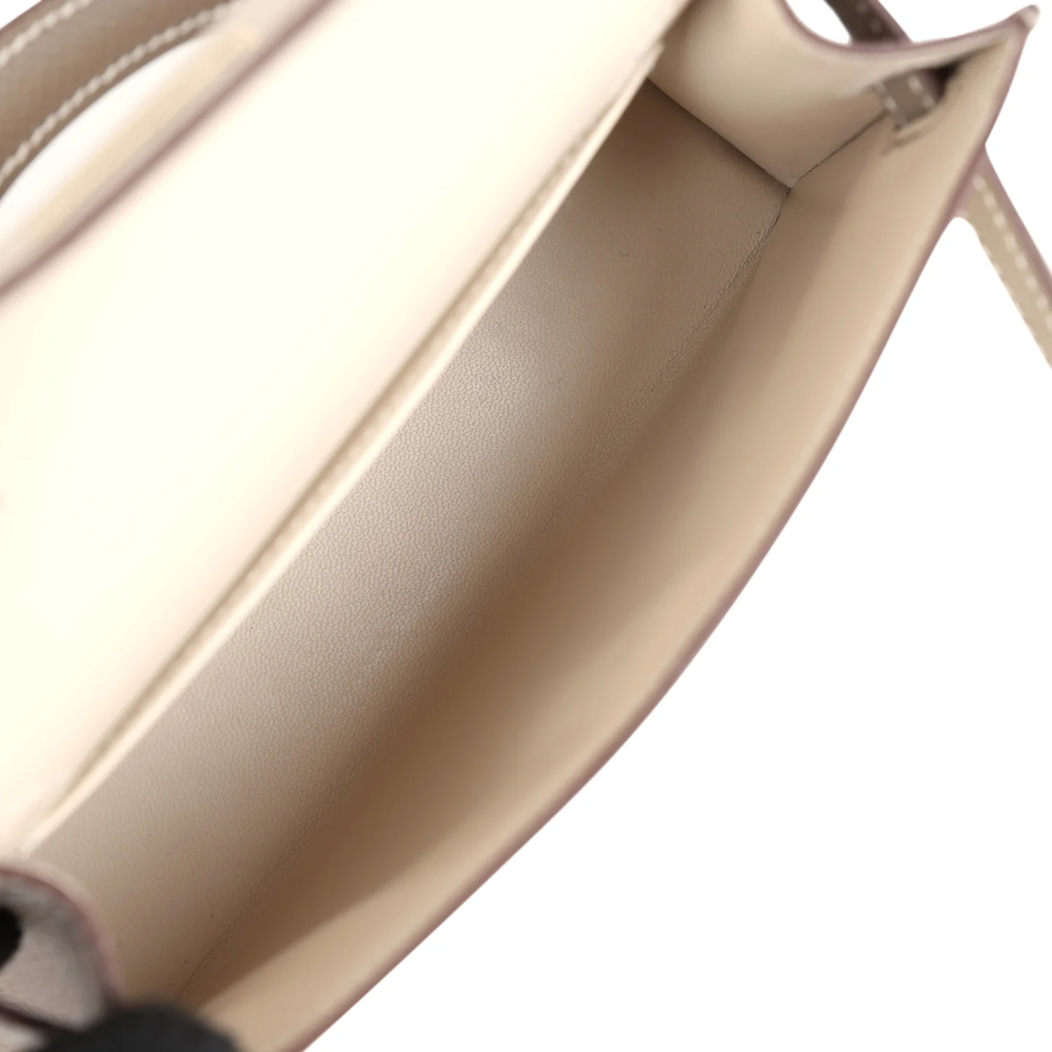 Replicate Hermes Special Order (HSS) Kelly Sellier 20 Craie and Gris Asphalte Epsom Permabrass Hardware(1:1 replica)