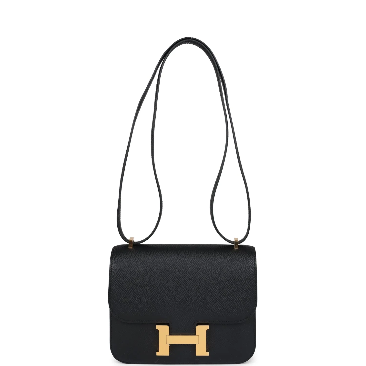 Replicate Hermes Constance 18 Black Epsom Gold Hardware(1:1 replica)