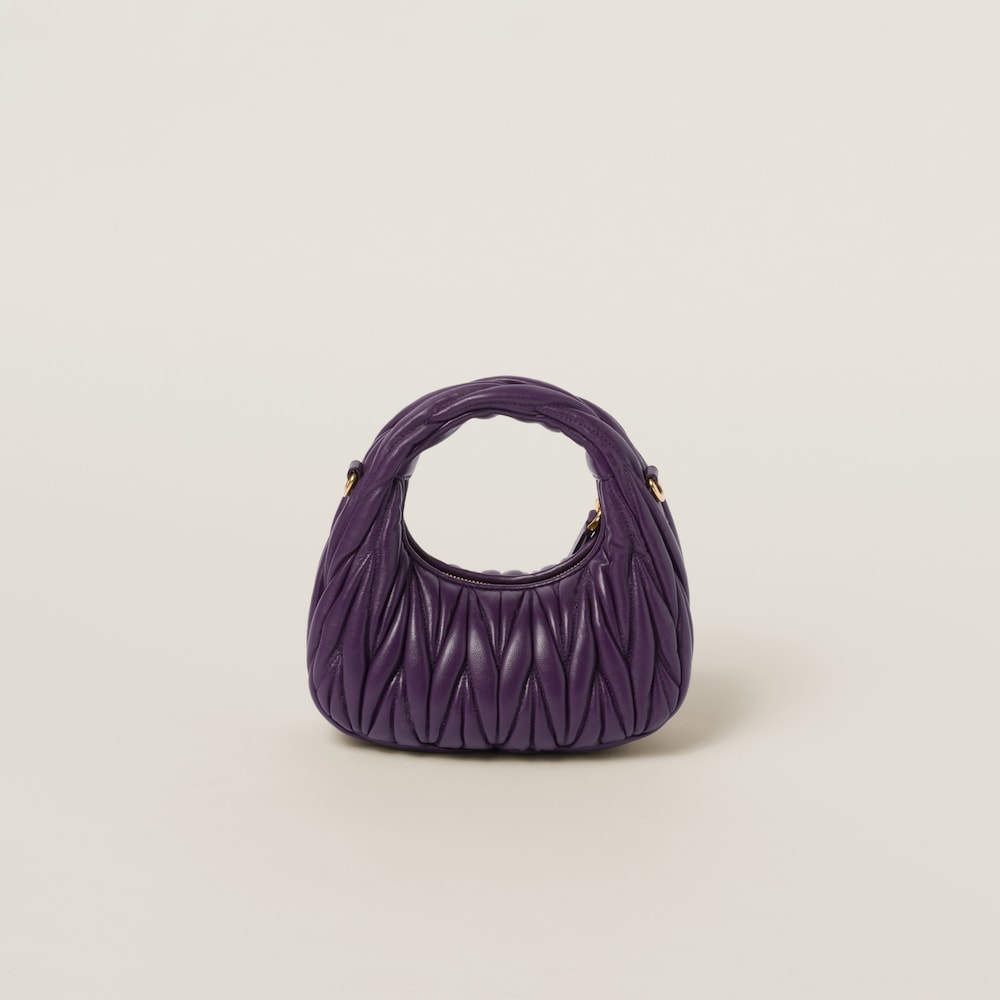 Replicate Wander matelassé nappa leather hobo mini-bag(1:1 replica)